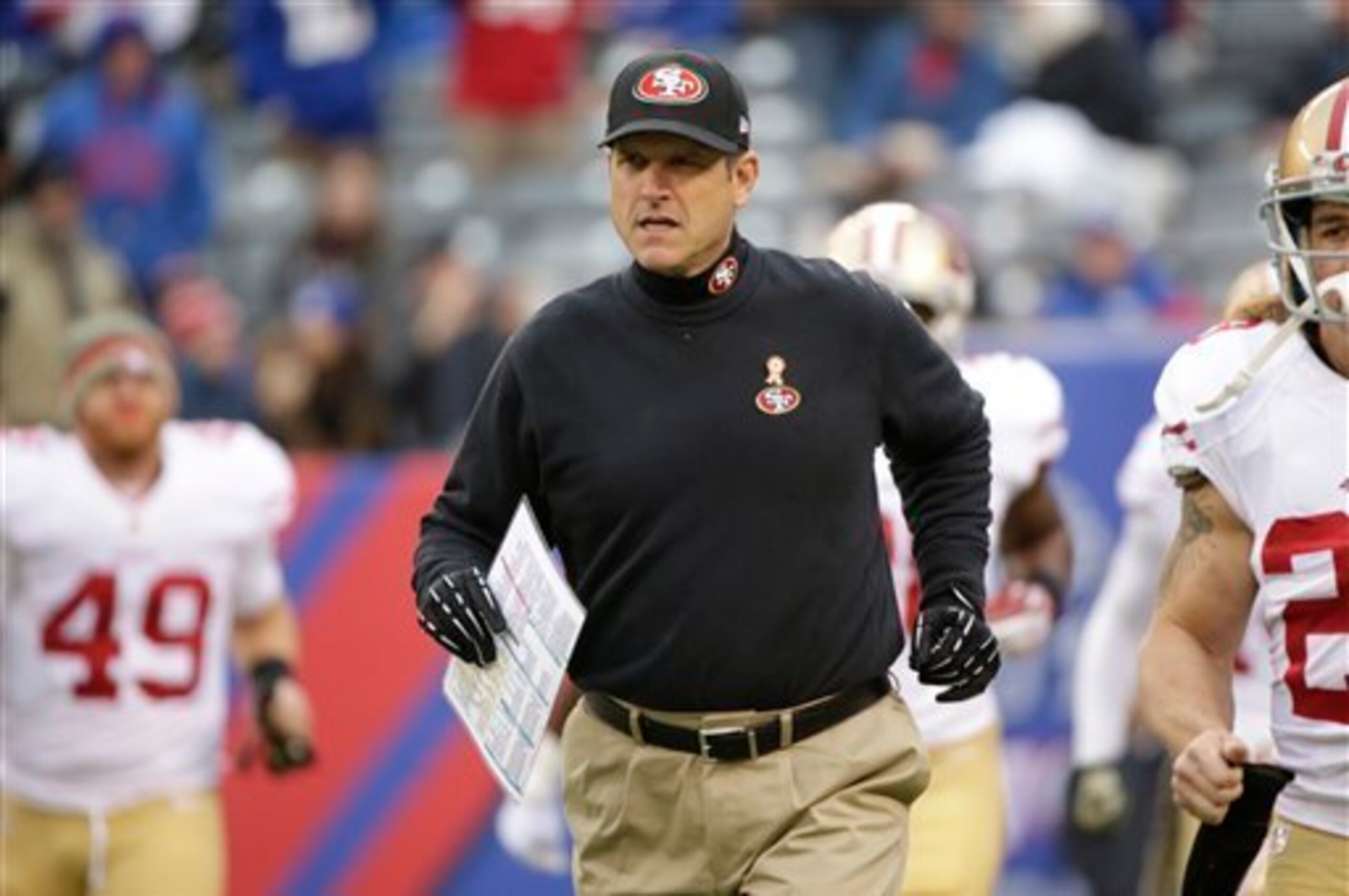 Jim Harbaugh's squad still has red-zone woes on offense.