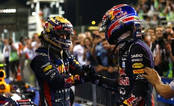 Sebastian Vettel and Mark Webber combined for six podium finishes over the first five Abu Dhabi Grands Prix.