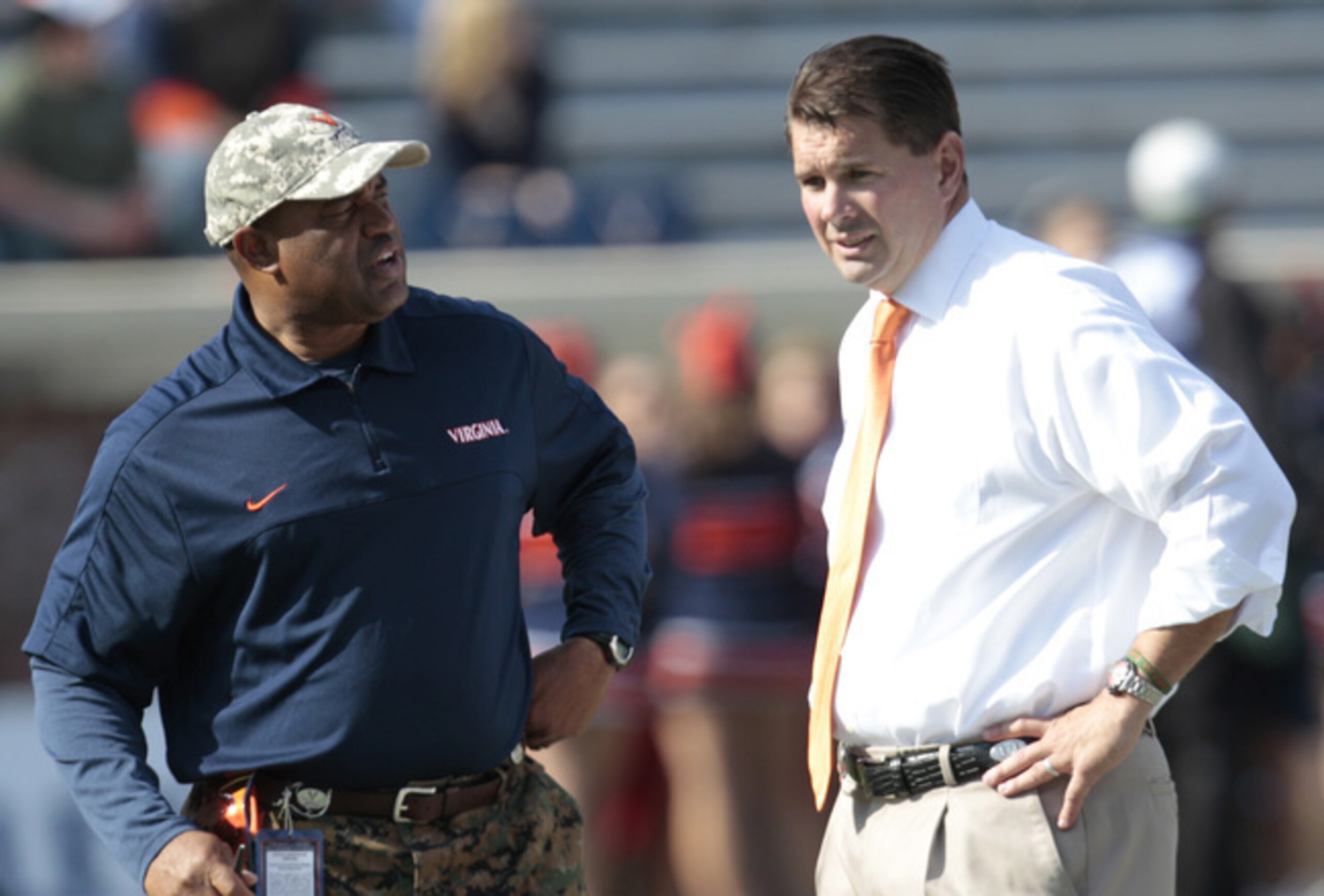 Mike London and Al Golden