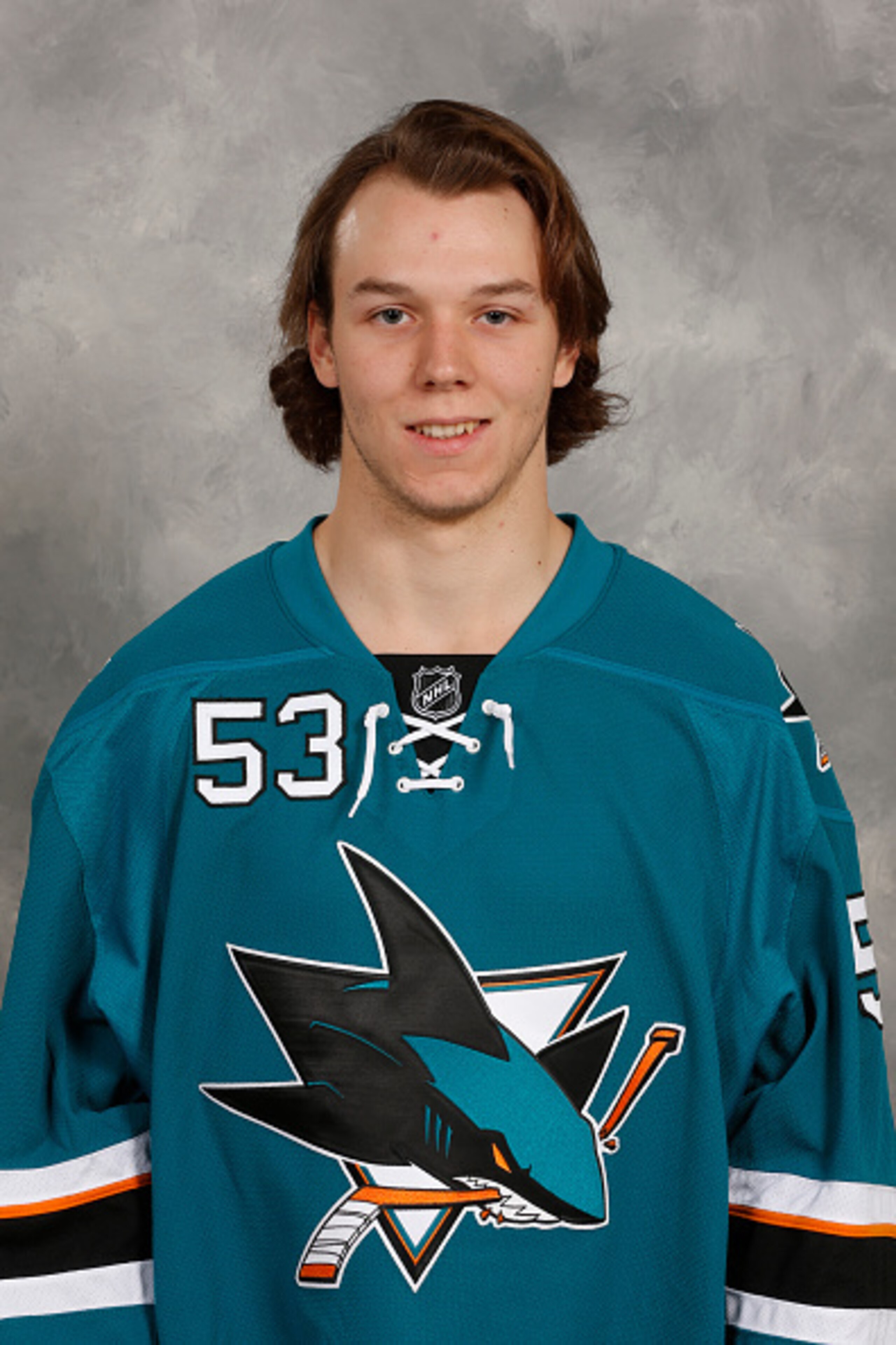 SAN JOSE, CA - SEPTEMBER 18: Gabryel Boudreau of the San Jose Sharks poses for his official headshot for the 2014-15 season on September 18, 2014 at Sharks Ice in San Jose, California. (Photo by Don Smith/NHLI via Getty Images)
