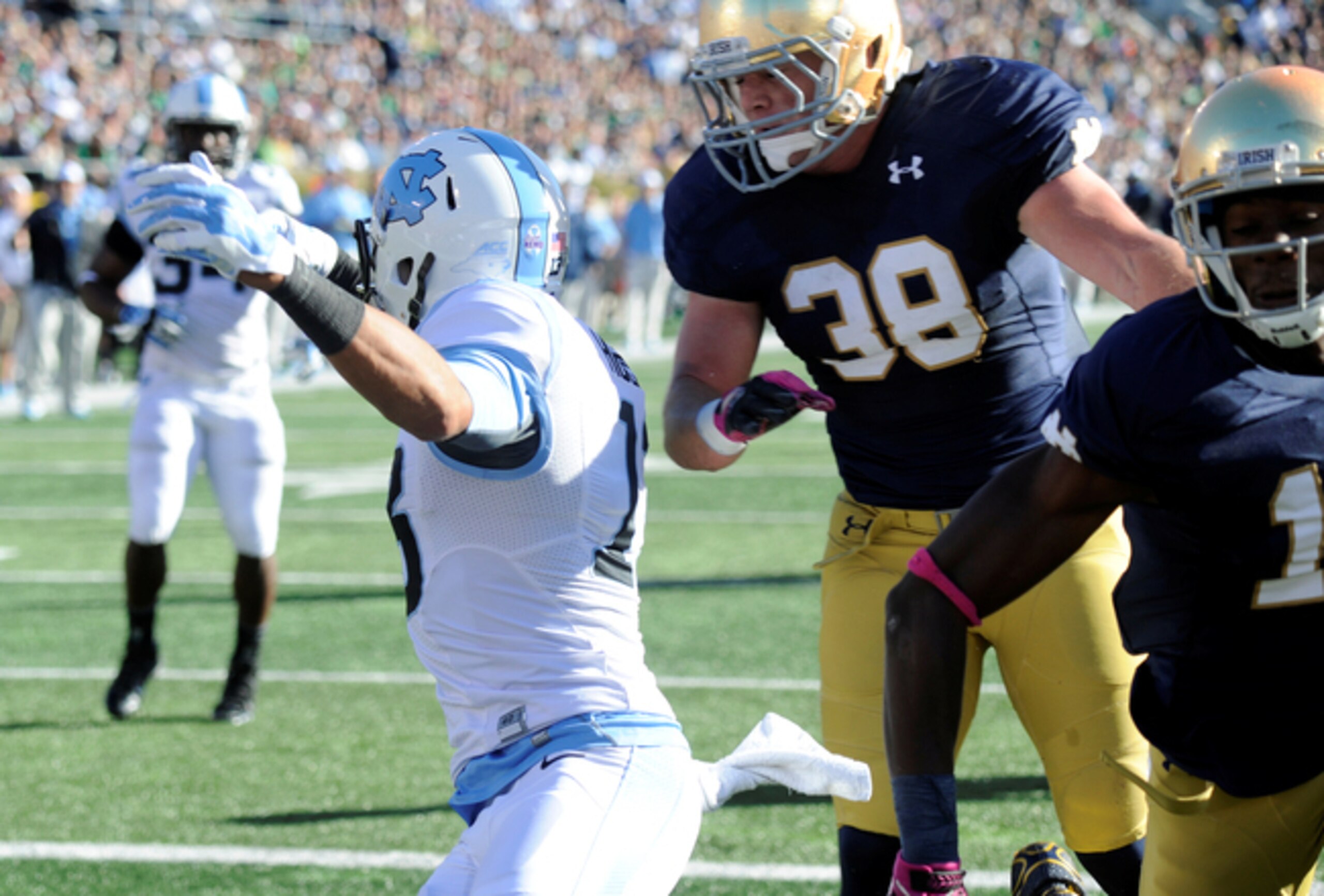 Notre Dame has had a hard time replacing Joe Schmidt following his injury.