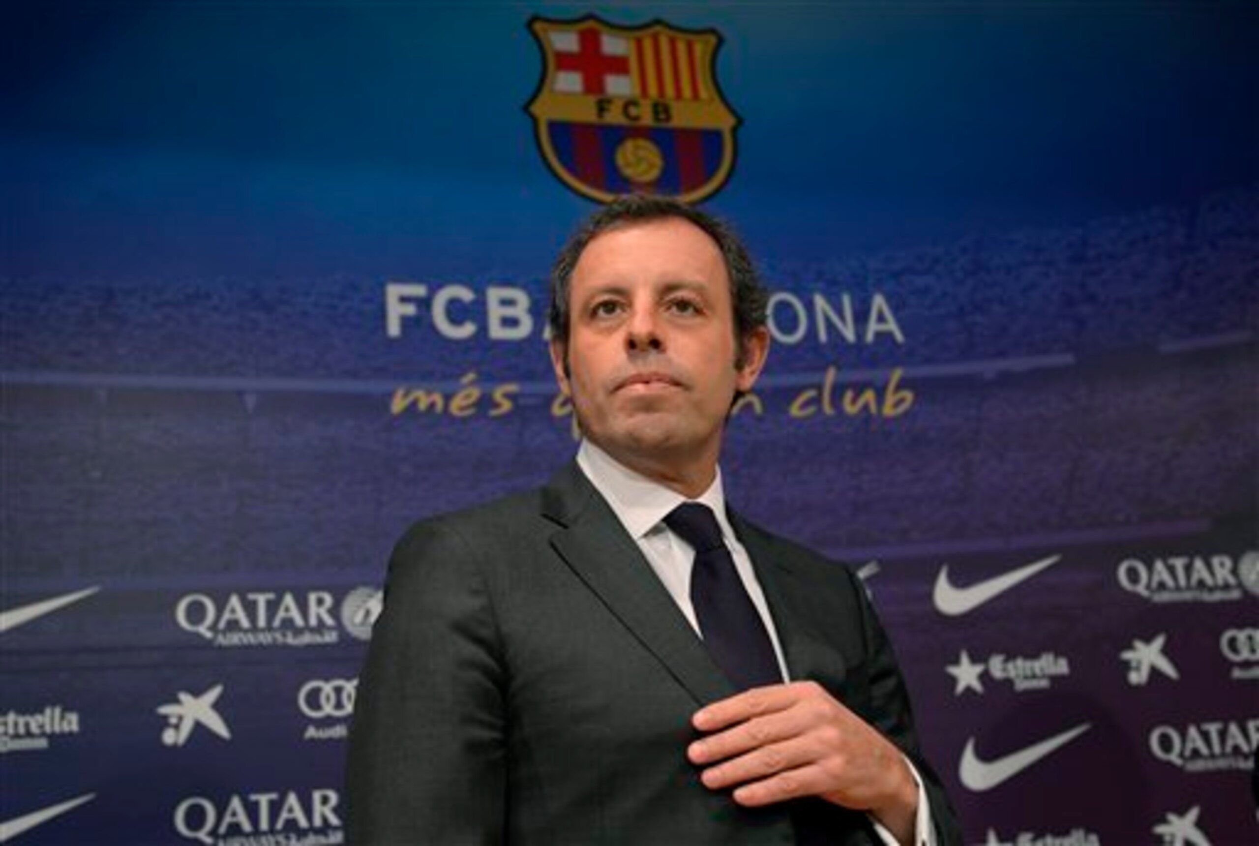 Former Barcelona president Sandro Rosell. Former Barcelona president Sandro Rosell.