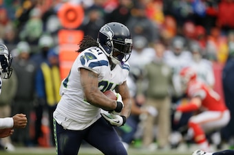 Seahawks RB Marshawn Lynch