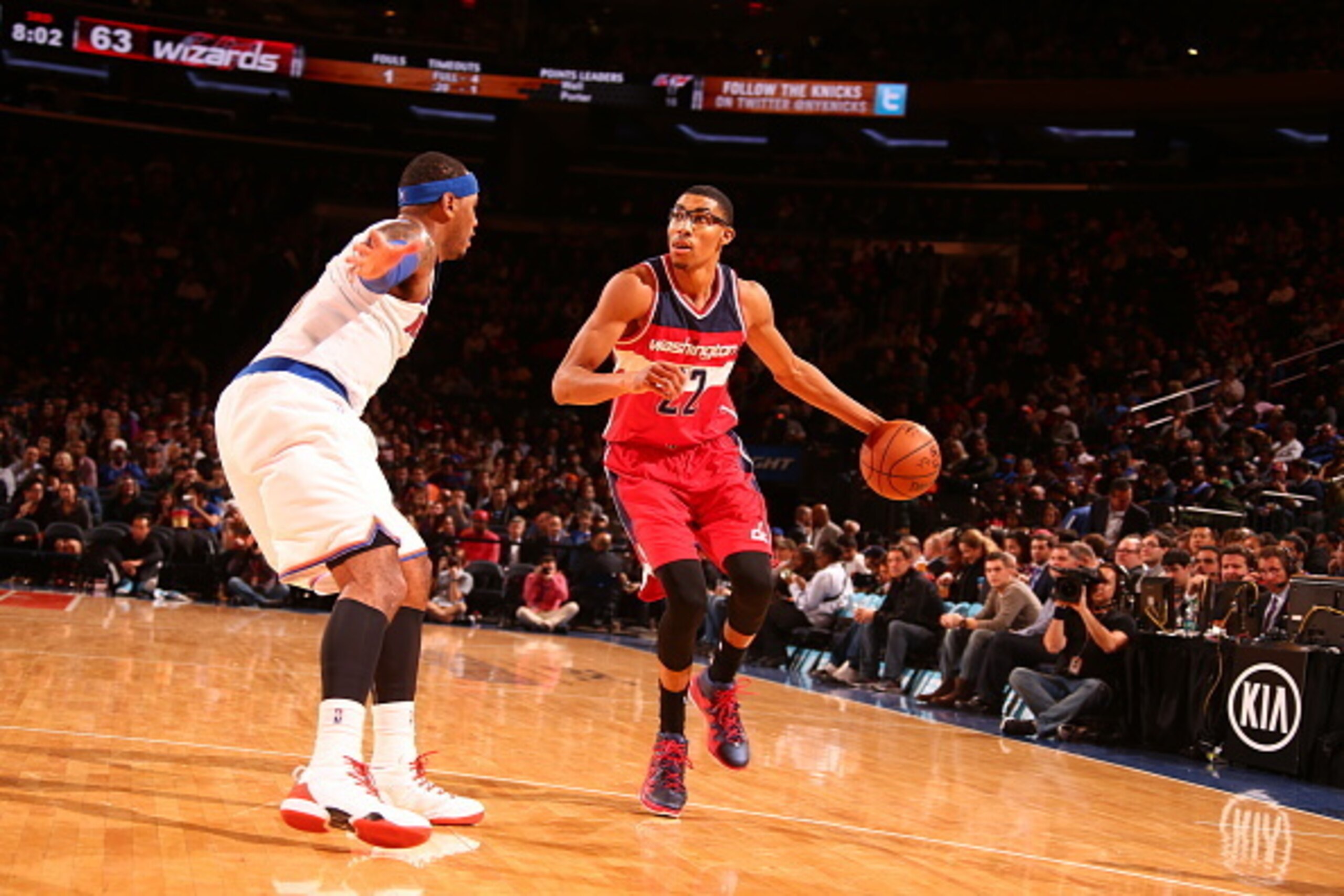Despite a funky shot selection, Porter's been outstanding offensively.