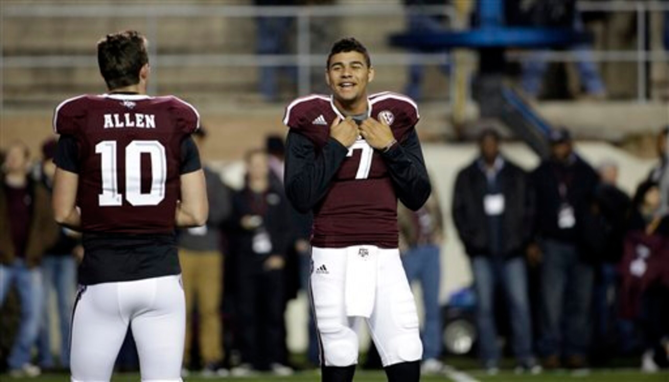 Allen (left) has left Hill (right) in the dust in recent weeks.