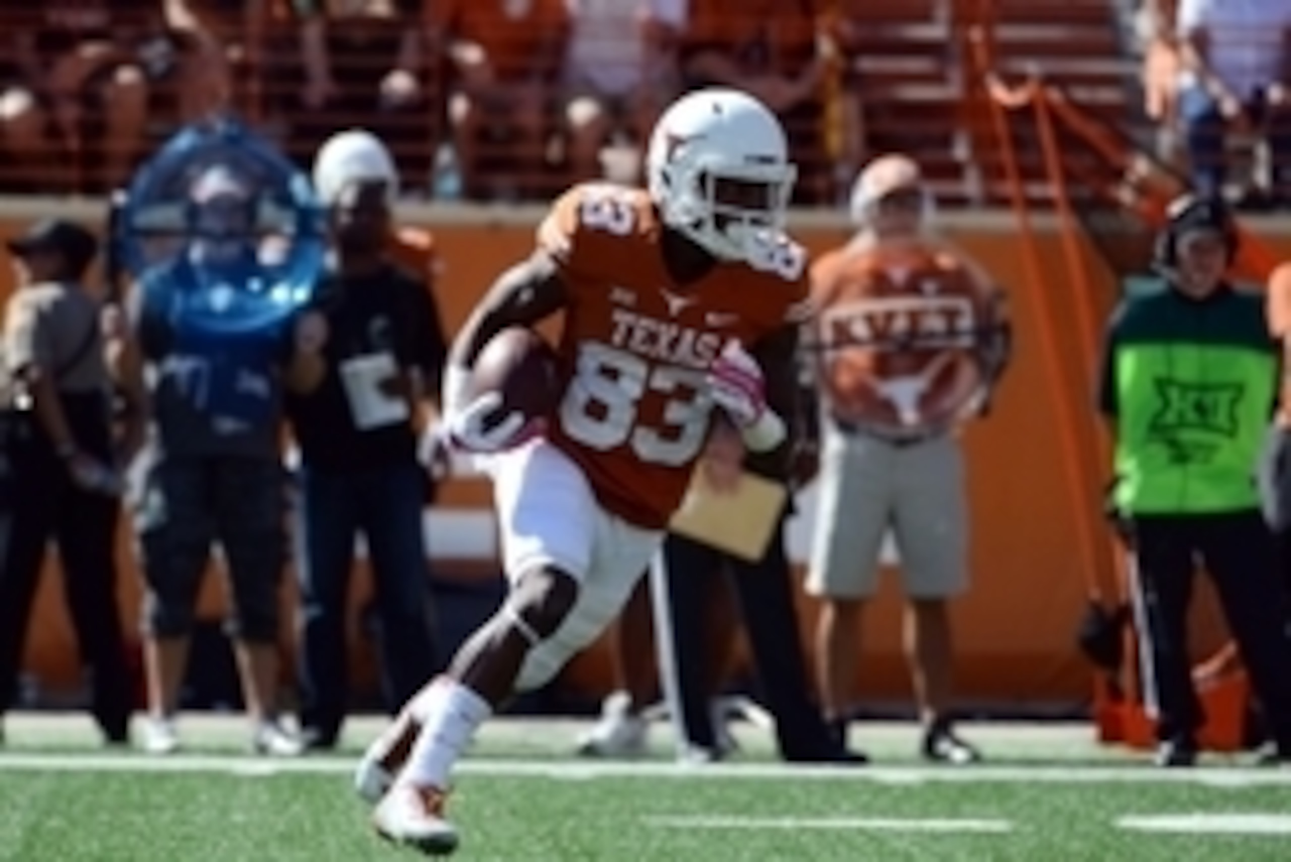 Already carving out a role for himself, receiver Armanti Foreman will be an every-down player in 2015. Already carving out a role for himself, receiver Armanti Foreman will be an every-down player in 2015.