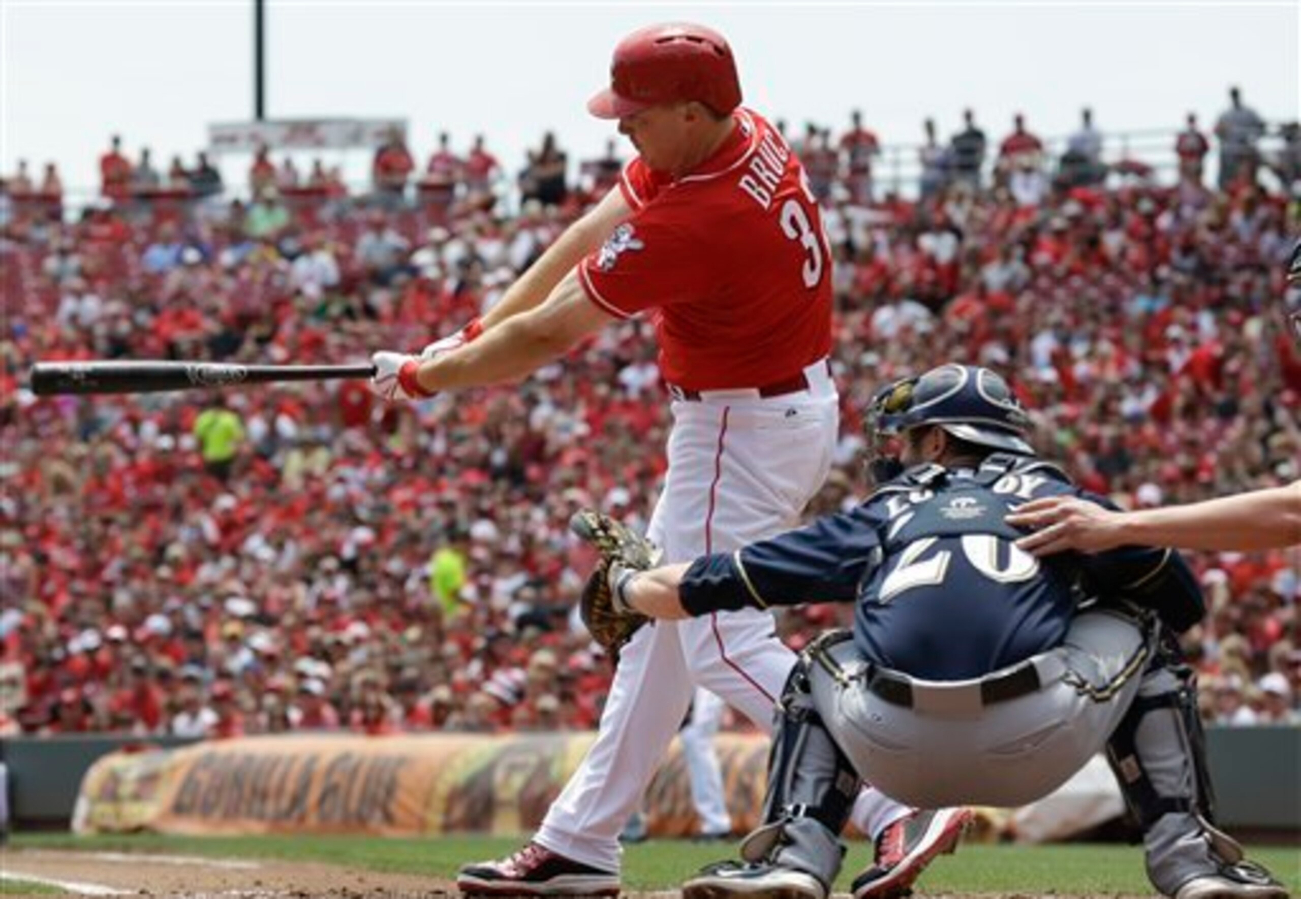 With their payroll getting bloated, the Reds could be dangling Jay Bruce to try to acquire some younger, cheaper talent.