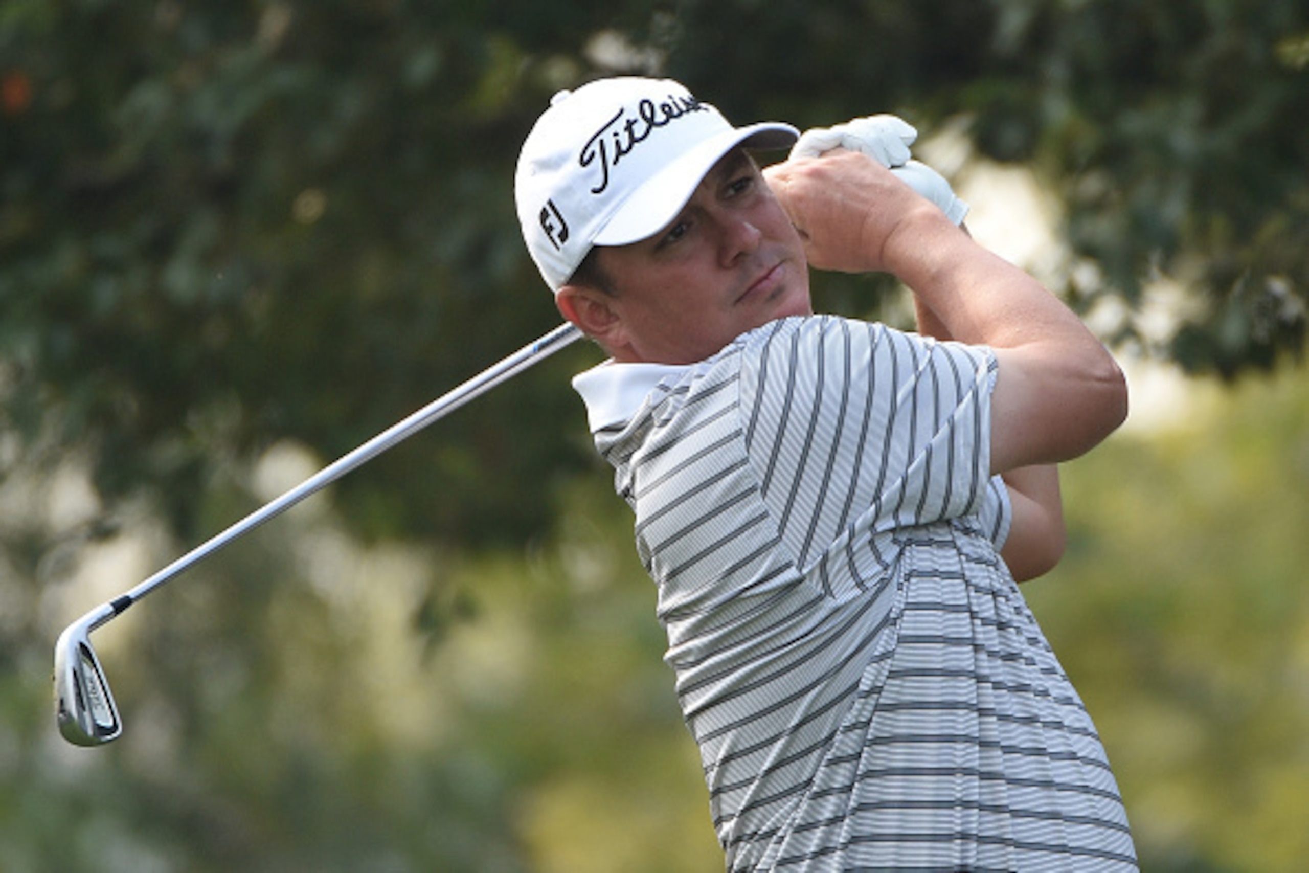Jason Dufner struggled with a bad neck in 2014.