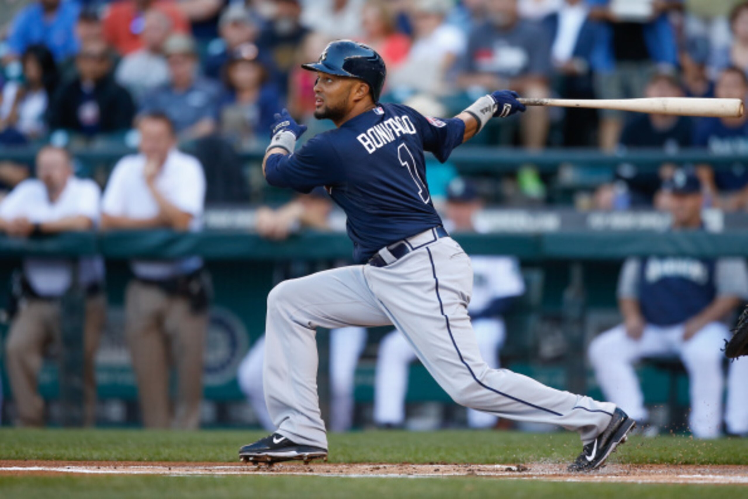Emilio Bonifacio started 2014 with the Cubs before being traded to the Braves.