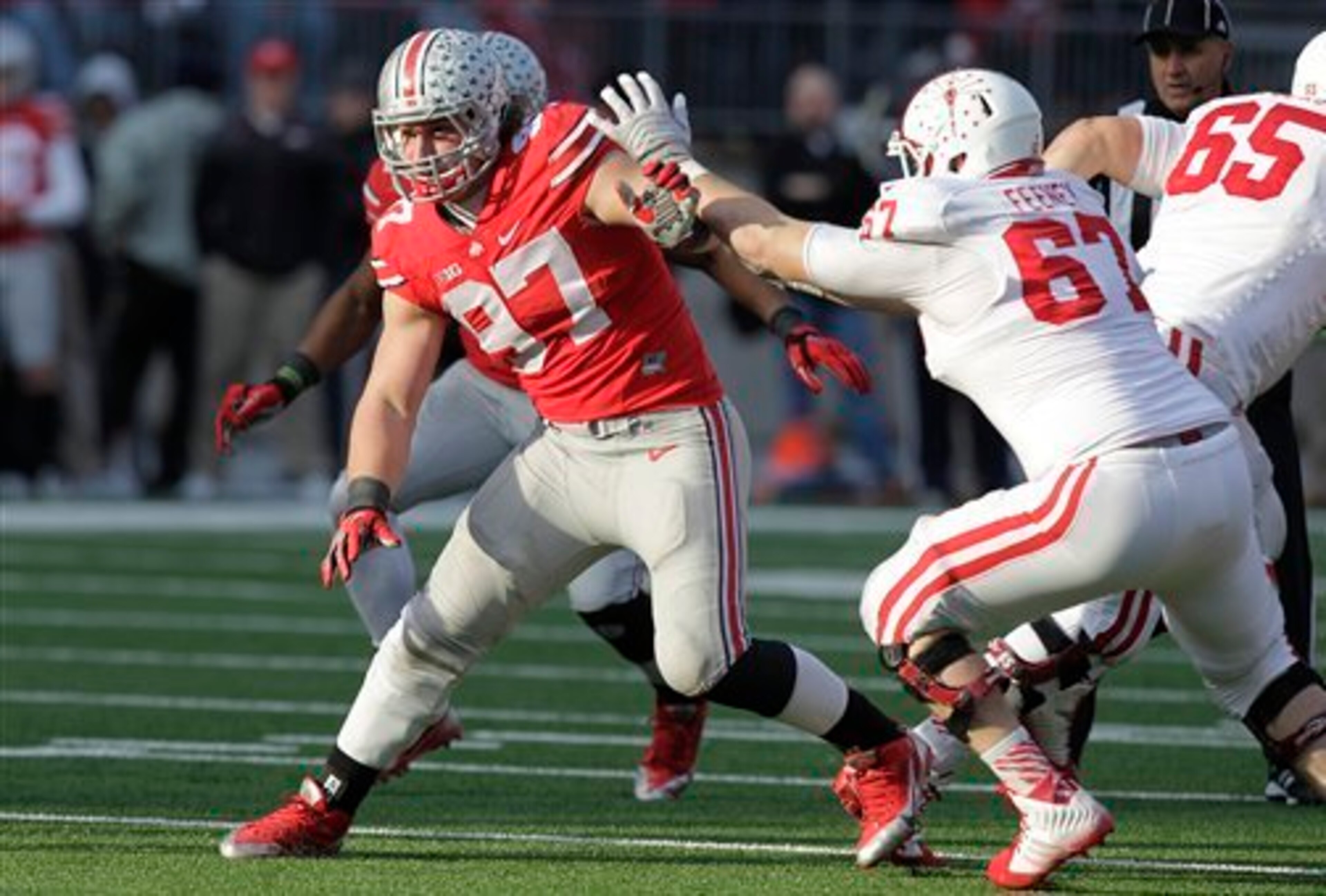 Joey Bosa could play a key in disrupting Michigan's offensive flow. Joey Bosa could play a key in disrupting Michigan's offensive flow.