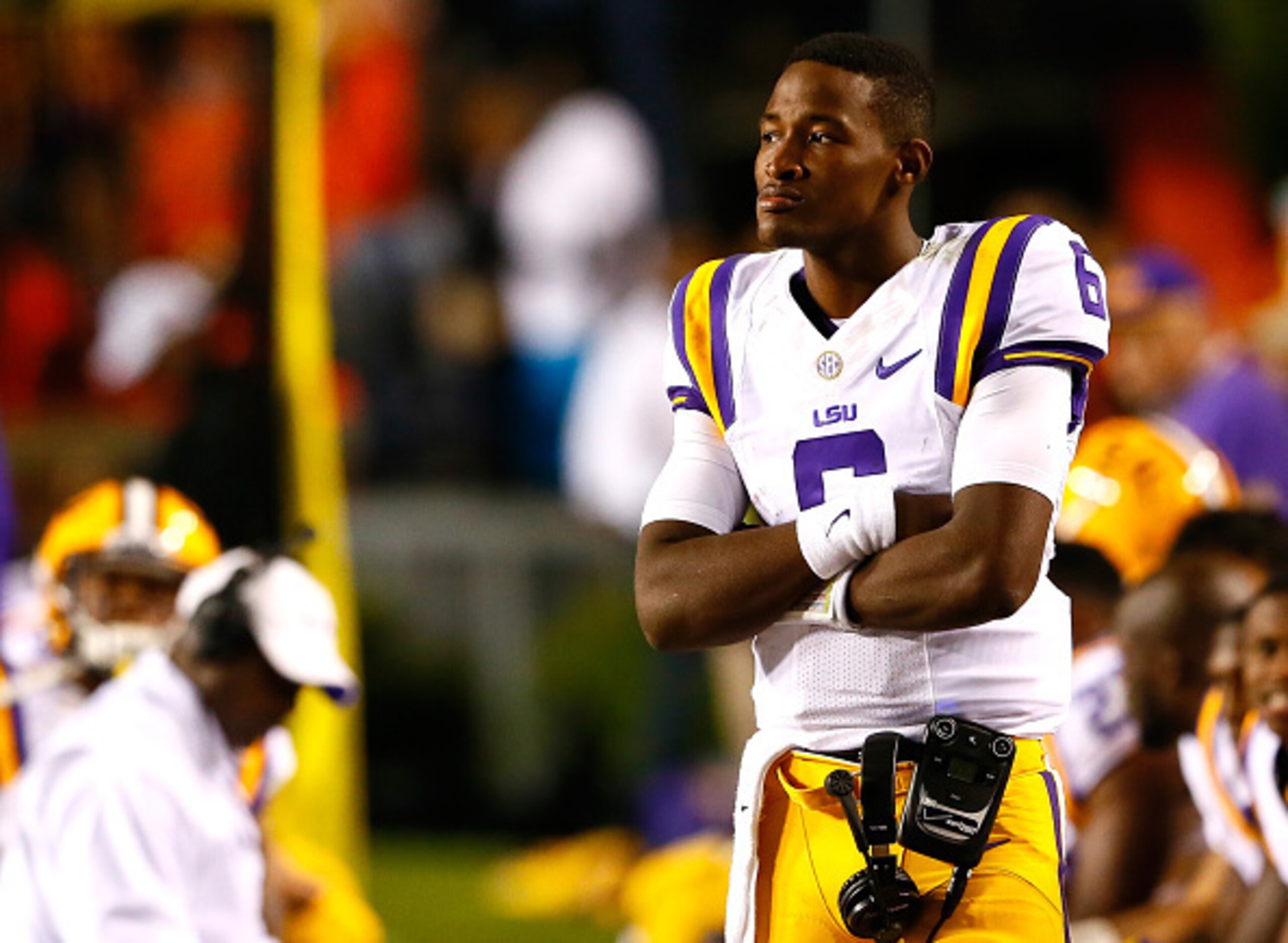 LSU quarterback Brandon Harris