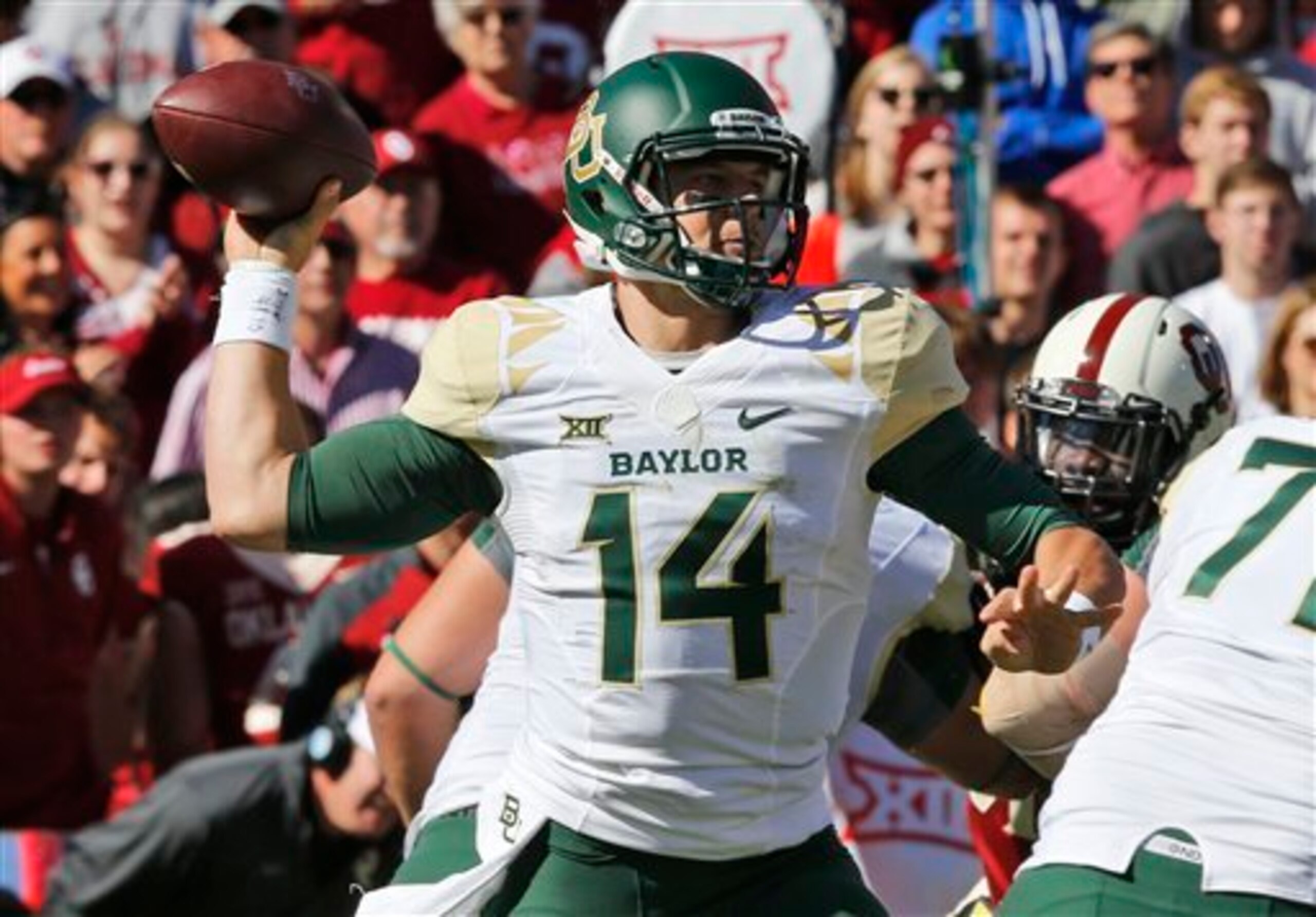 Bryce Petty and Baylor are in position to claim a College Football Playoff berth. Bryce Petty and Baylor are in position to claim a College Football Playoff berth.