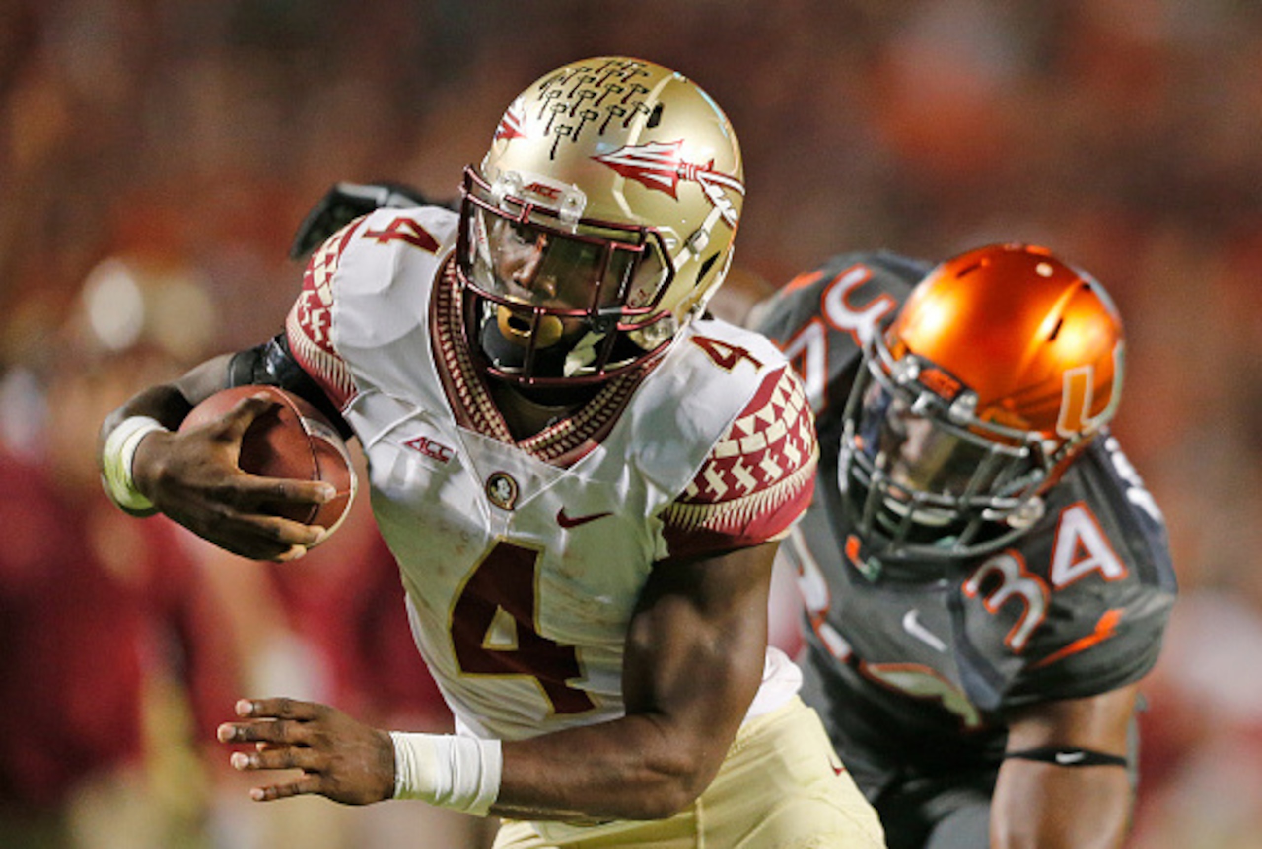 Dalvin Cook had two TDs in the win over Miami and led FSU with 76 rushing yards vs. Boston College.