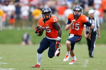 Virginia running back Kevin Parks