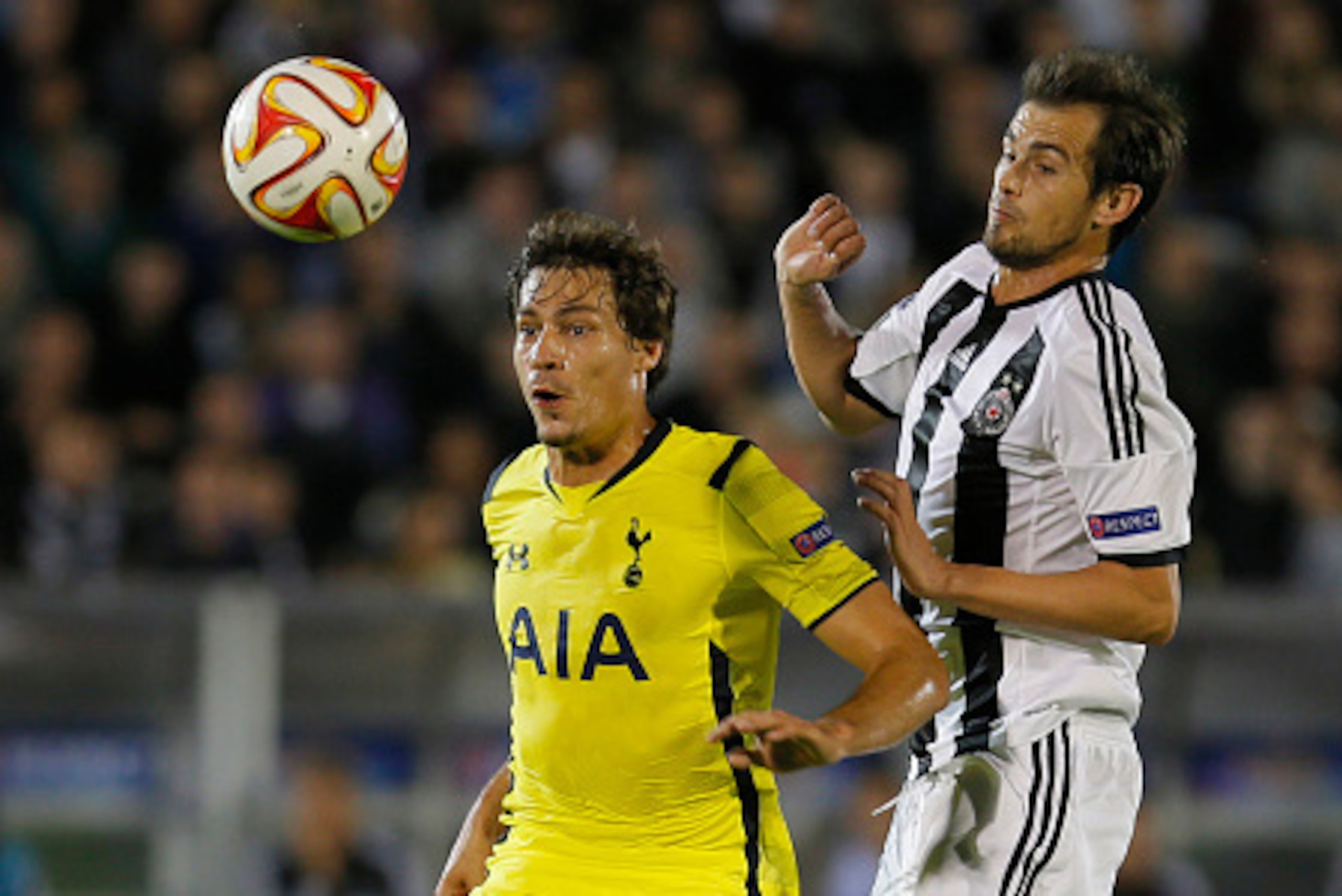 Tottenham Hotspur drew 0-0 with Partizan Belgrade out in Serbia, but will hope to beat the struggling East European outfit at White Hart Lane. Tottenham Hotspur drew 0-0 with Partizan Belgrade out in Serbia, but will hope to beat the struggling East European outfit at White Hart Lane.