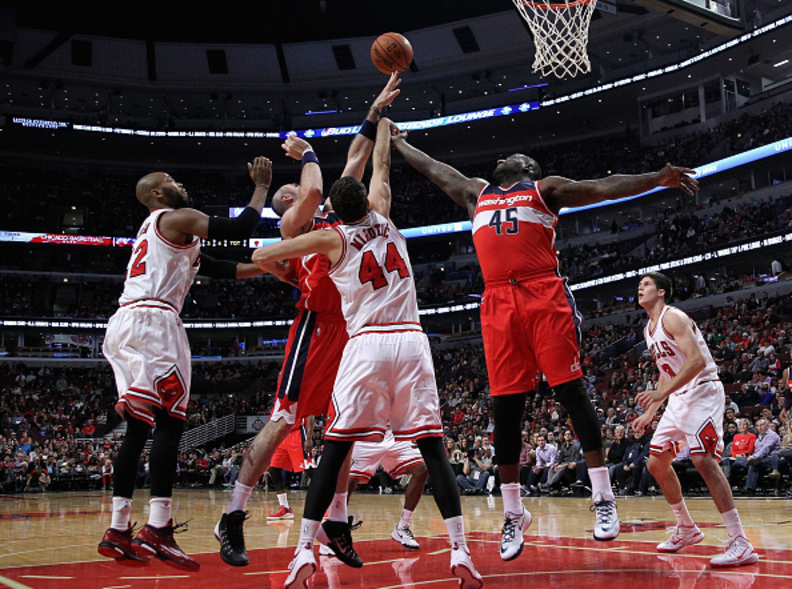The Washington Wizards are one of the new teams challenging the Chicago Bulls for conference supremacy.
