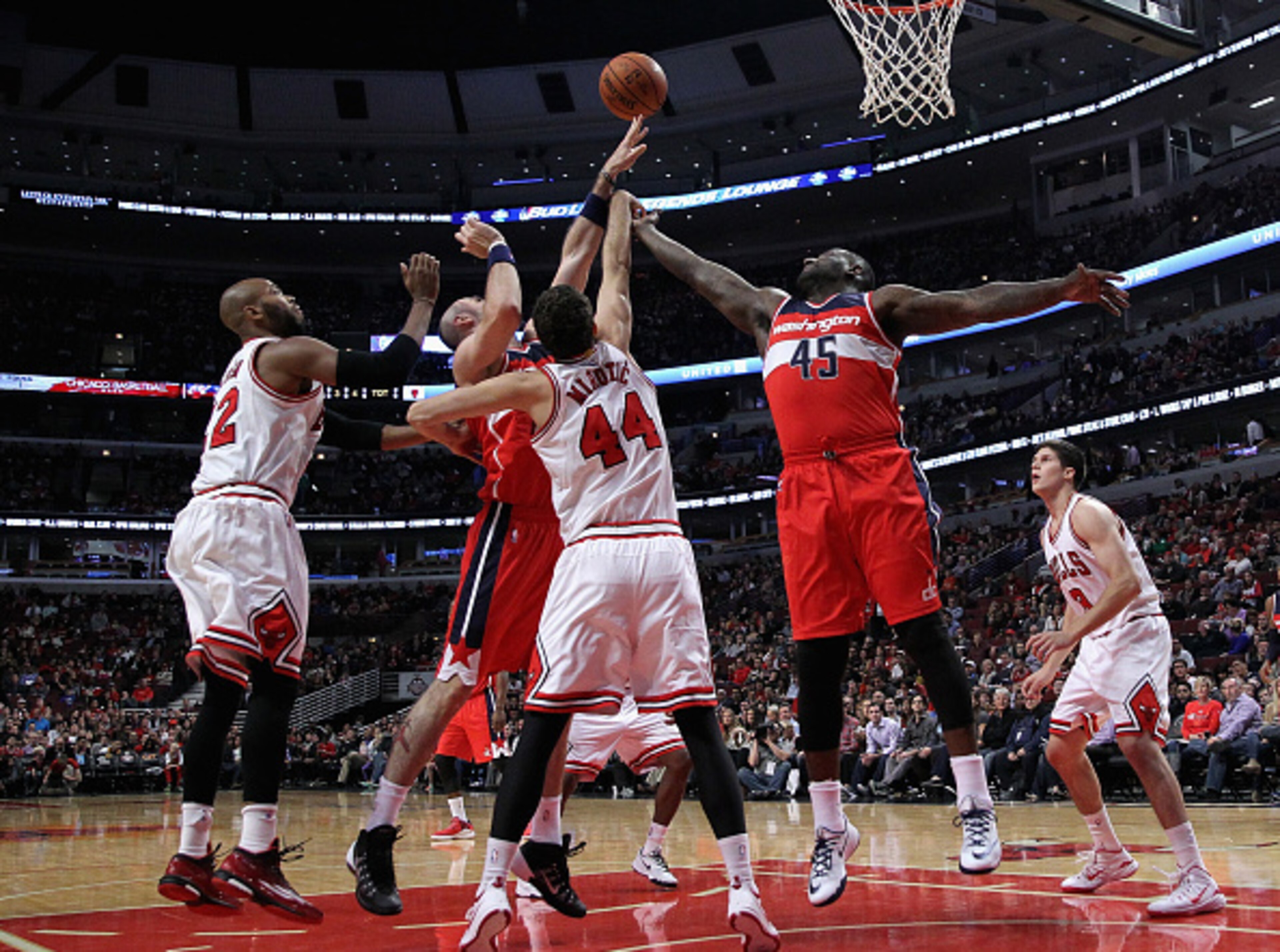 The Washington Wizards are one of the new teams challenging the Chicago Bulls for conference supremacy.