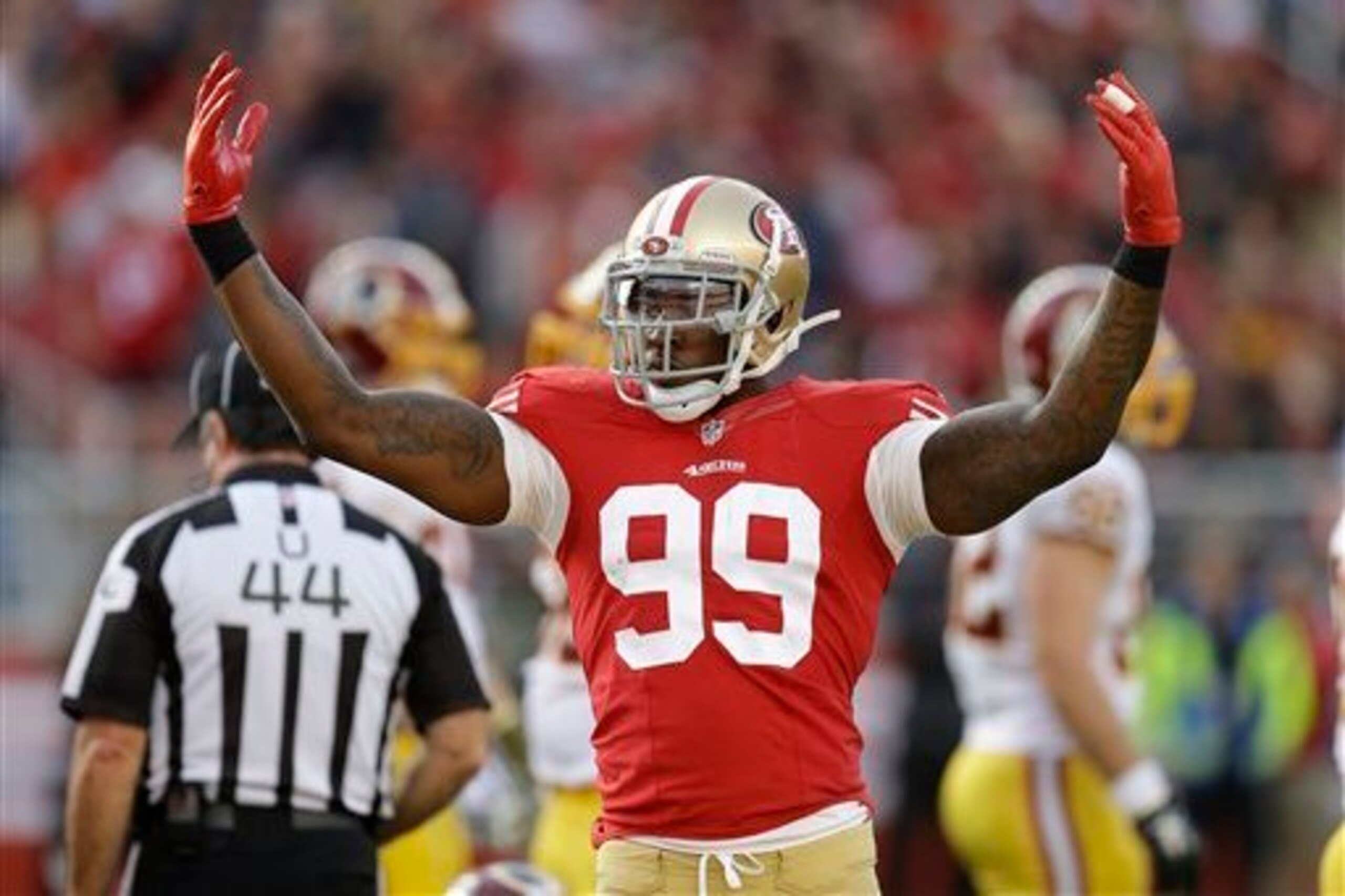 The return of Aldon Smith has given the 49ers a much stronger pass rush.