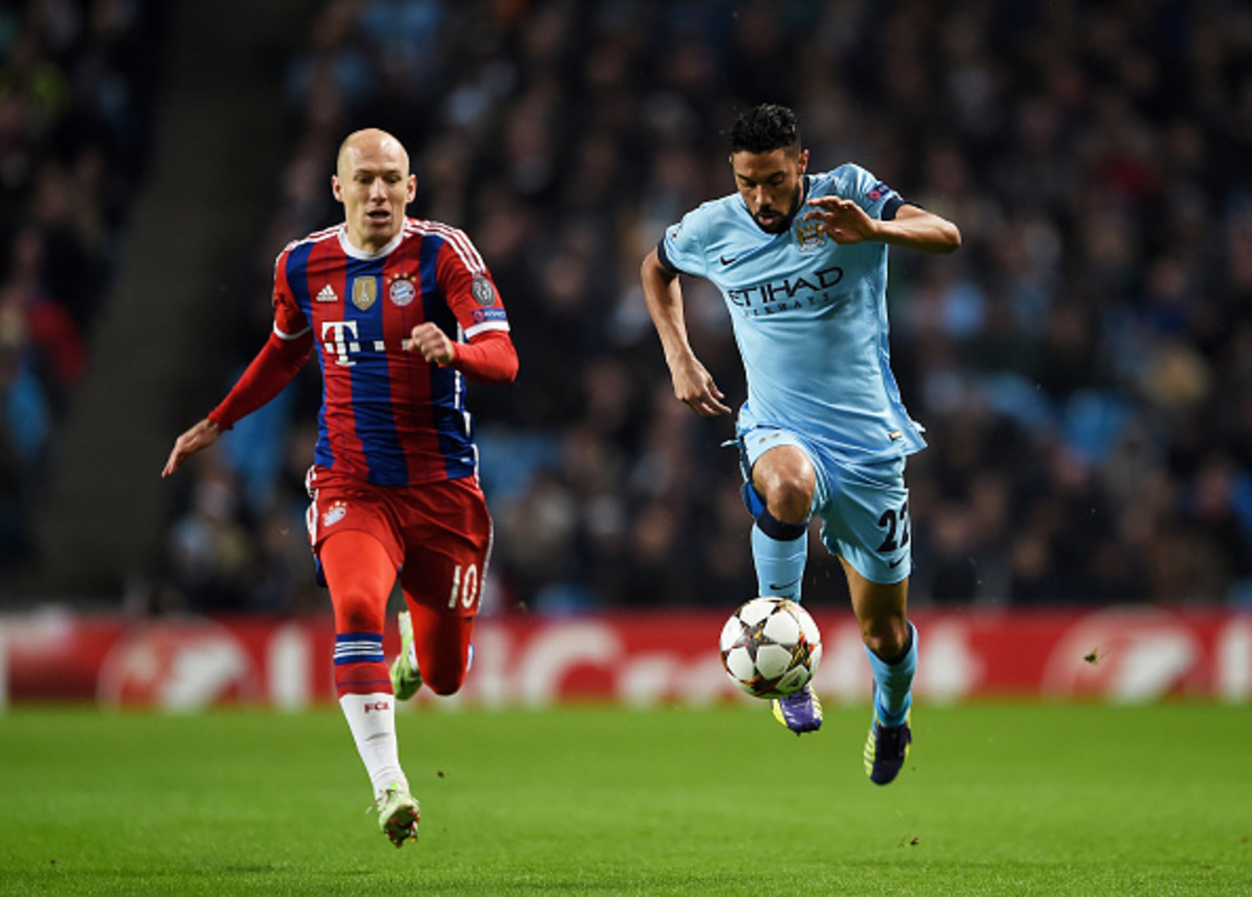 Clichy had a huge night against Robben and Bayern.