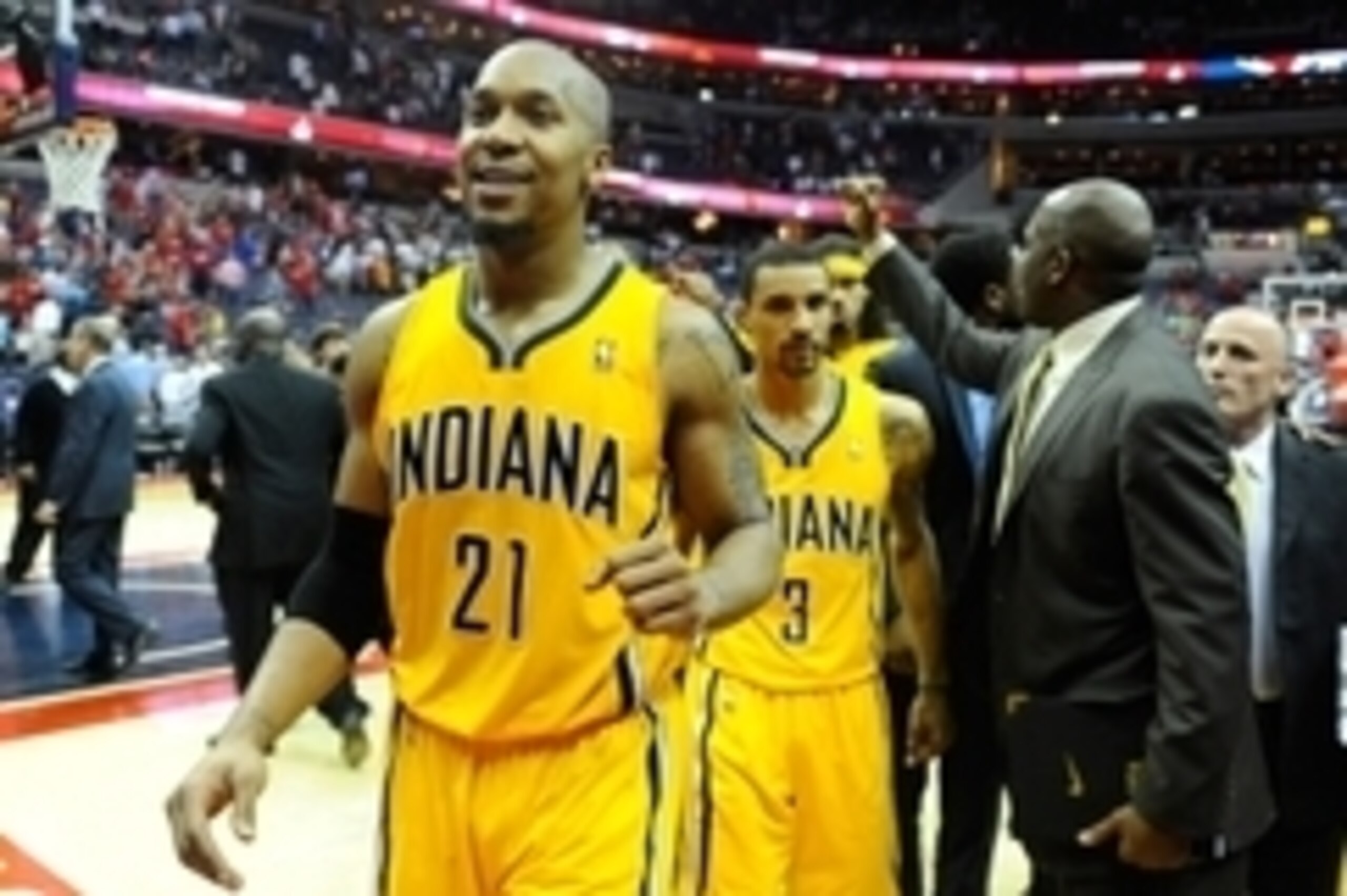 Veterans David West and George Hill are expected to return to action in December.
