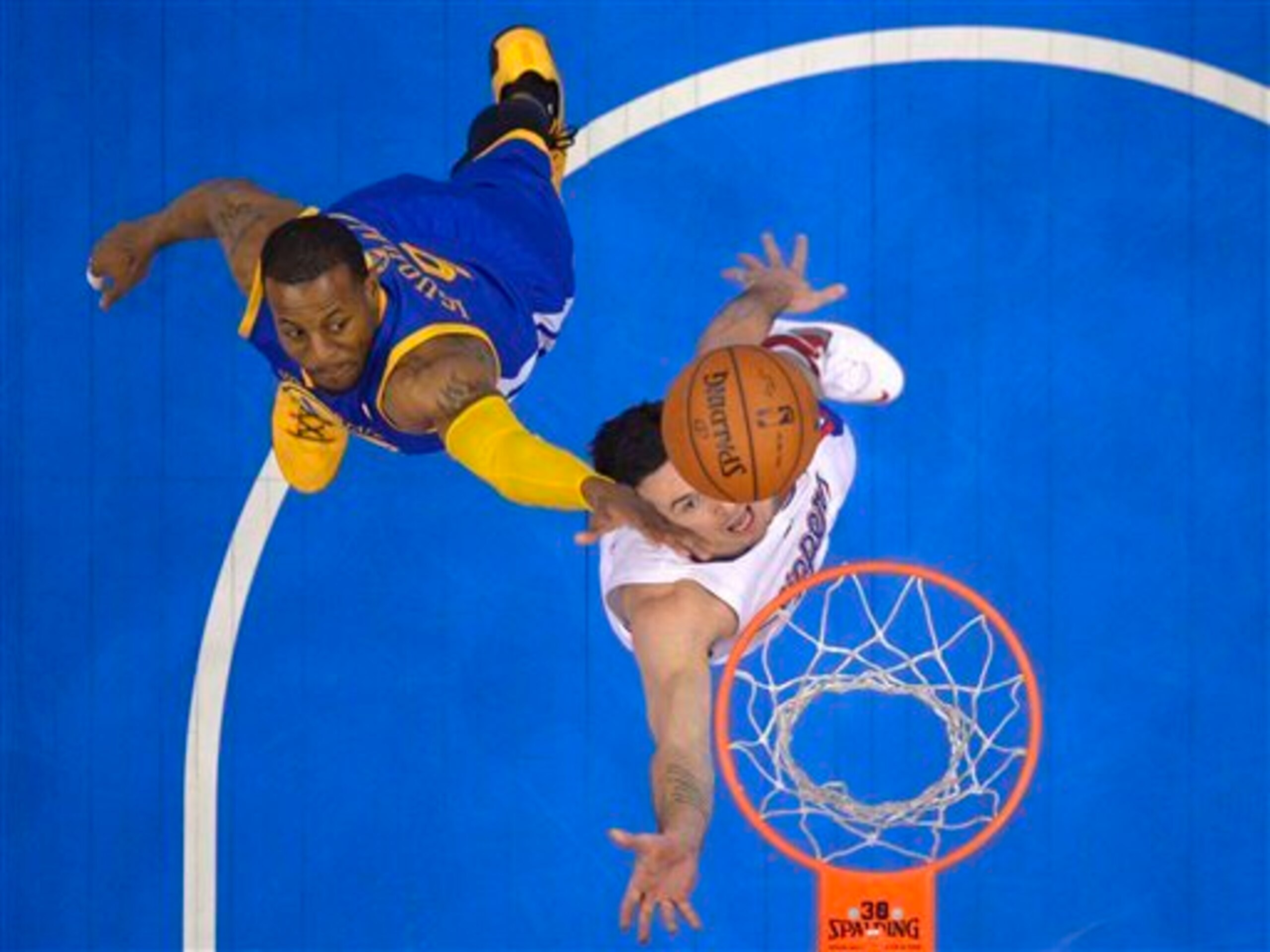Andre Iguodala and Blake Griffin