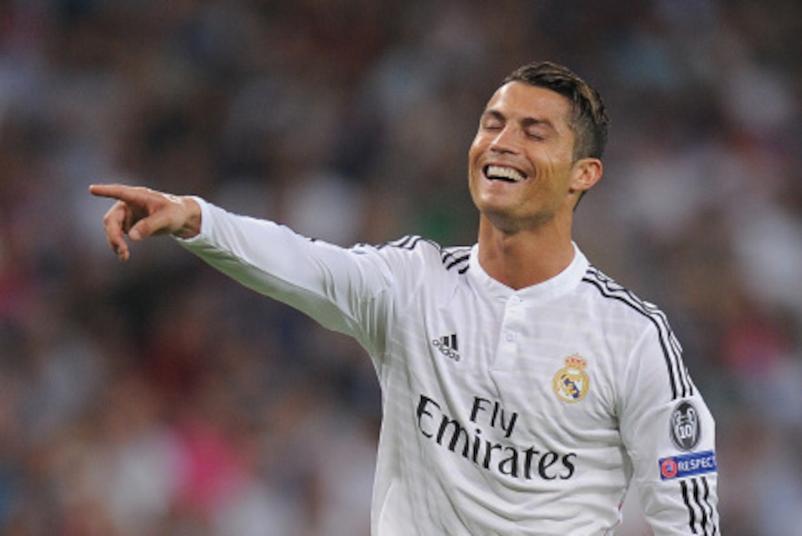 Cristiano Ronaldo had reason to smile after his goal helped Real Madrid beat Basel 1-0 in their penultimate Champions League group game.