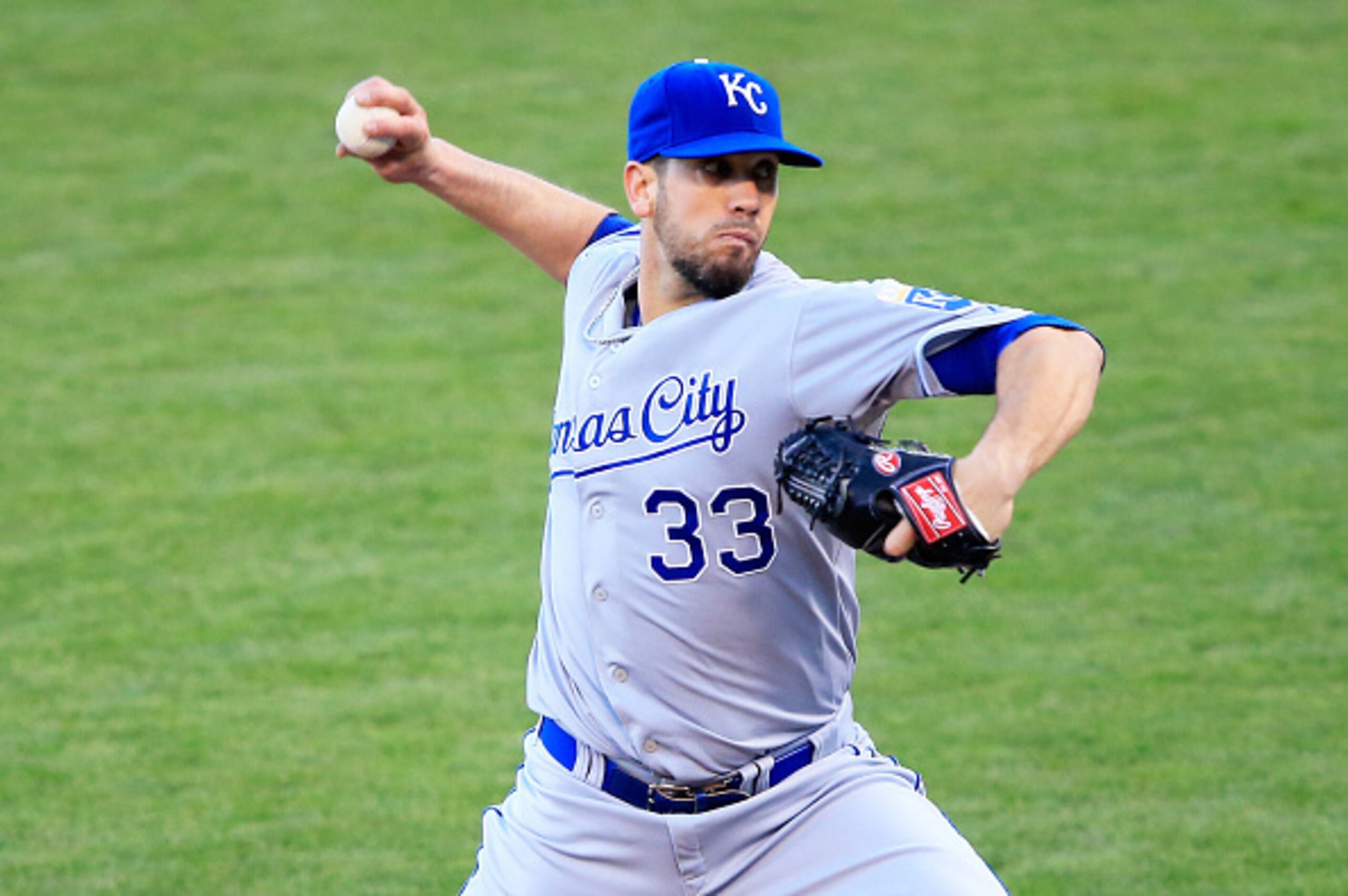 The Royals probably don't have the juice to re-sign James Shields.