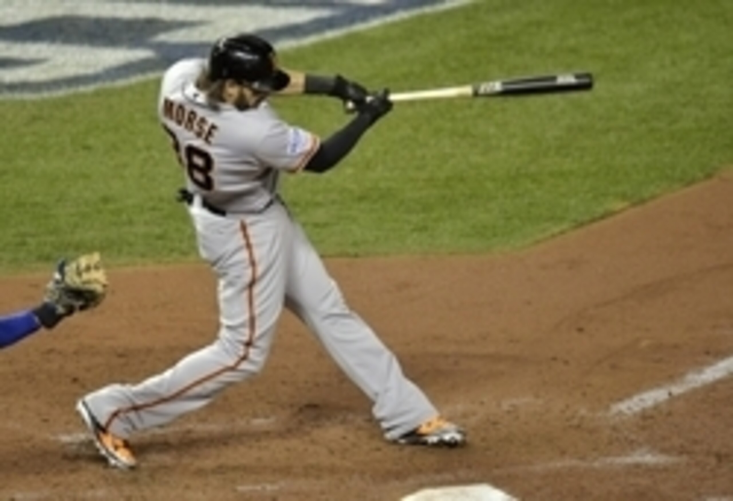 Michael Morse delivered some clutch hits in the World Series. Michael Morse delivered some clutch hits in the World Series.