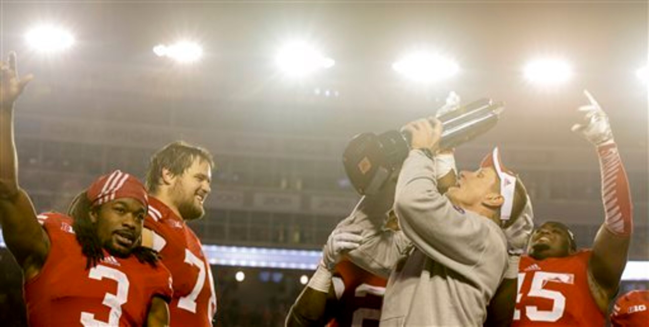 The Badgers will look to hoist another trophy in Indianapolis. The Badgers will look to hoist another trophy in Indianapolis.