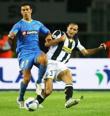 Chiellini (right) and Quagliarella are opponents for the first time since the 2009-10 season.