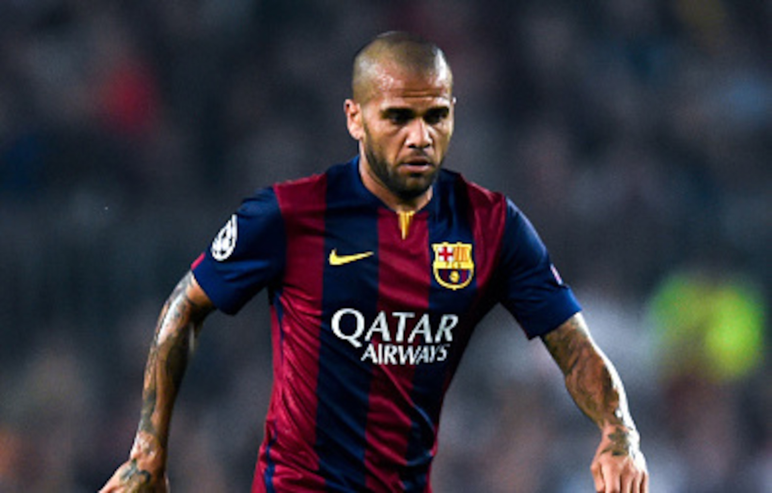 Dani Alves continues to be first-choice.