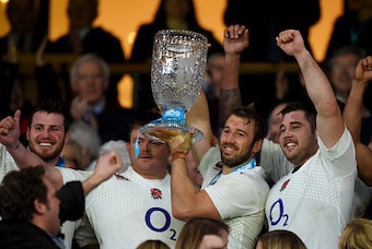 England retained the Cook Cup with a 26-17 win over Australia.