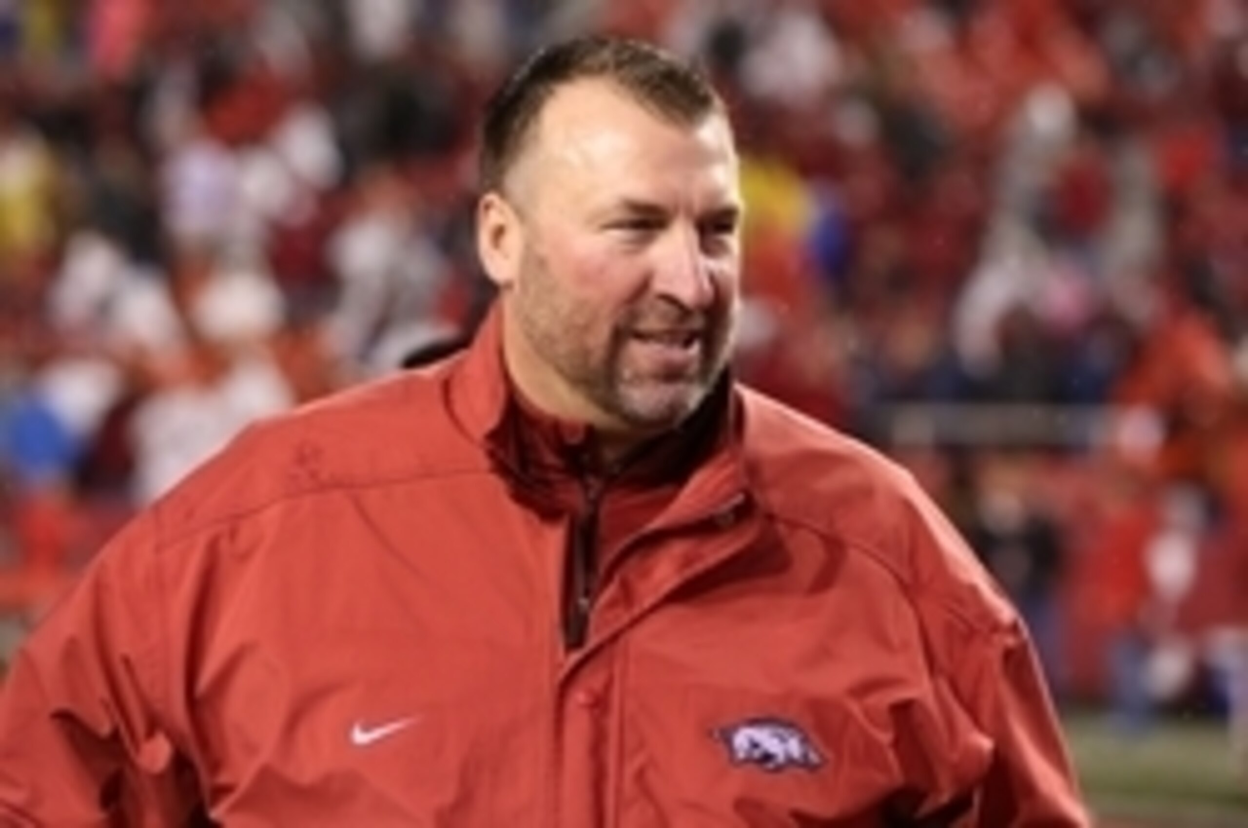 Arkansas head coach Bret Bielema