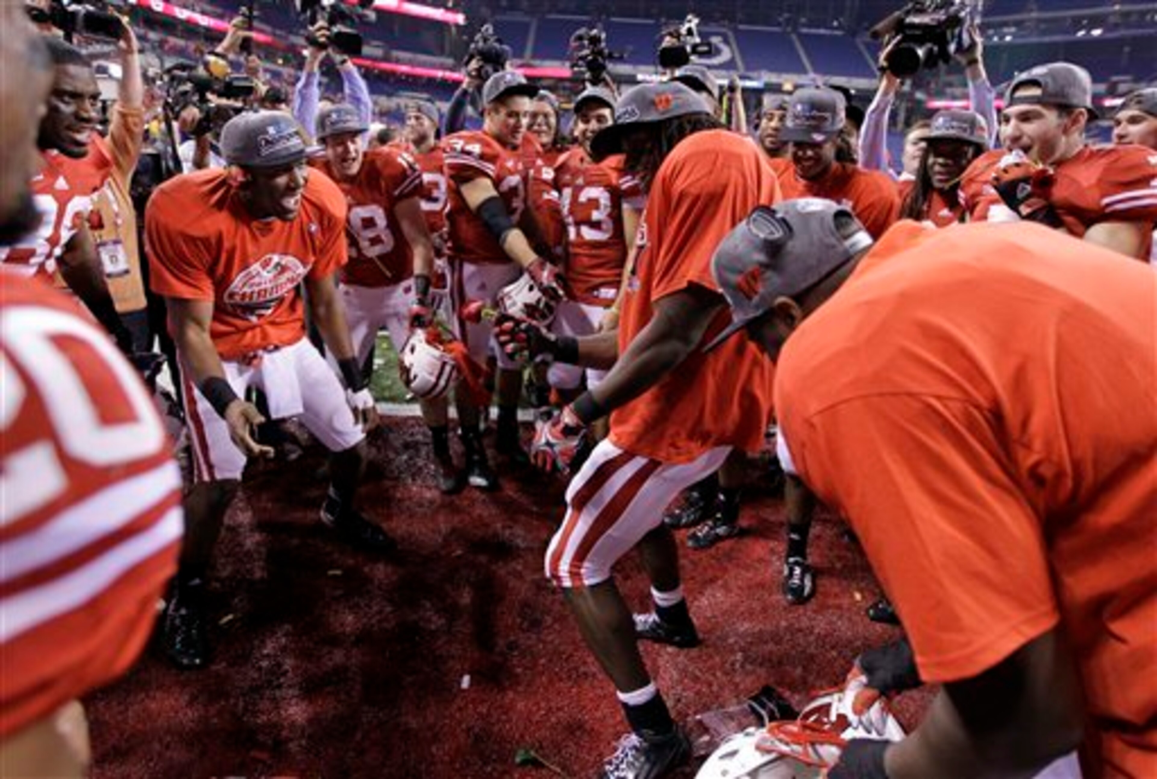 Wisconsin is favored to walk away from Indianapolis with a Big Ten championship.