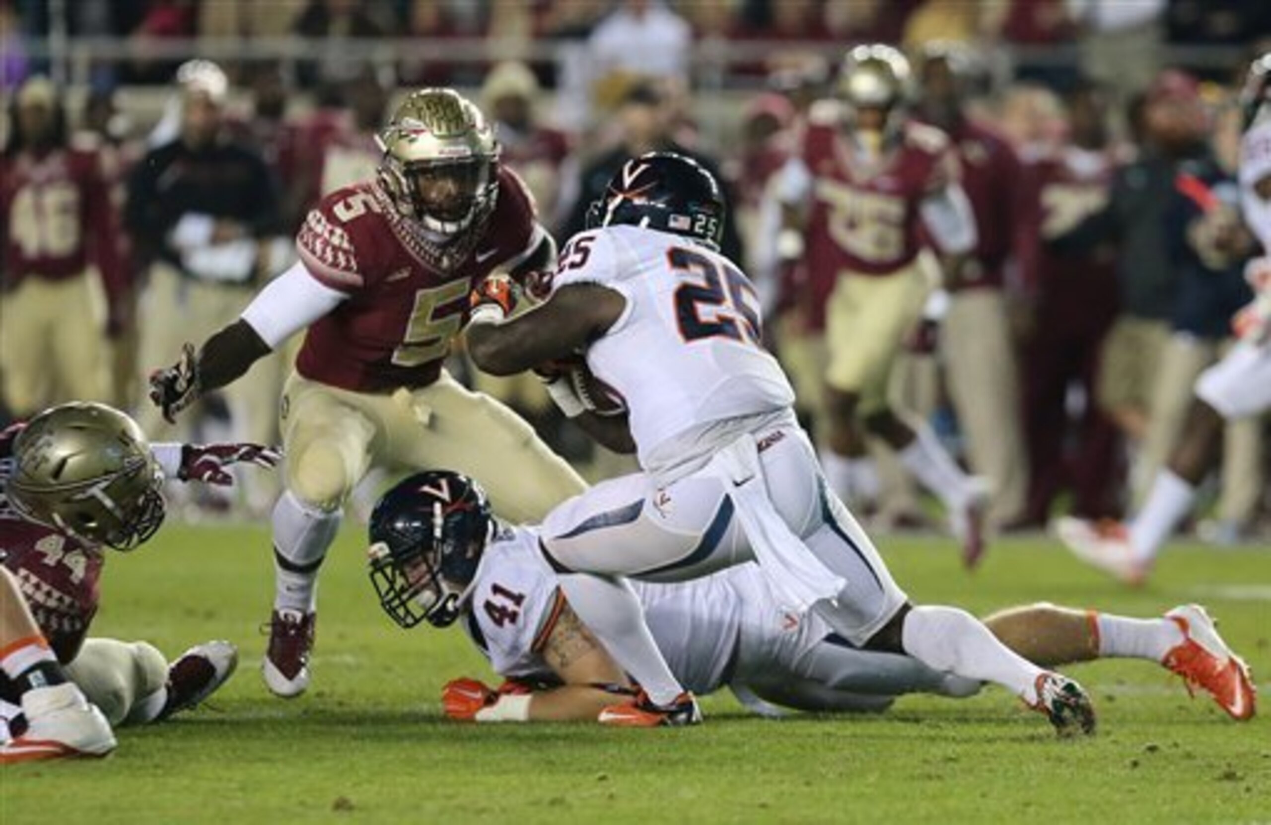 Reggie Northrup hit the 100-tackle mark this season.