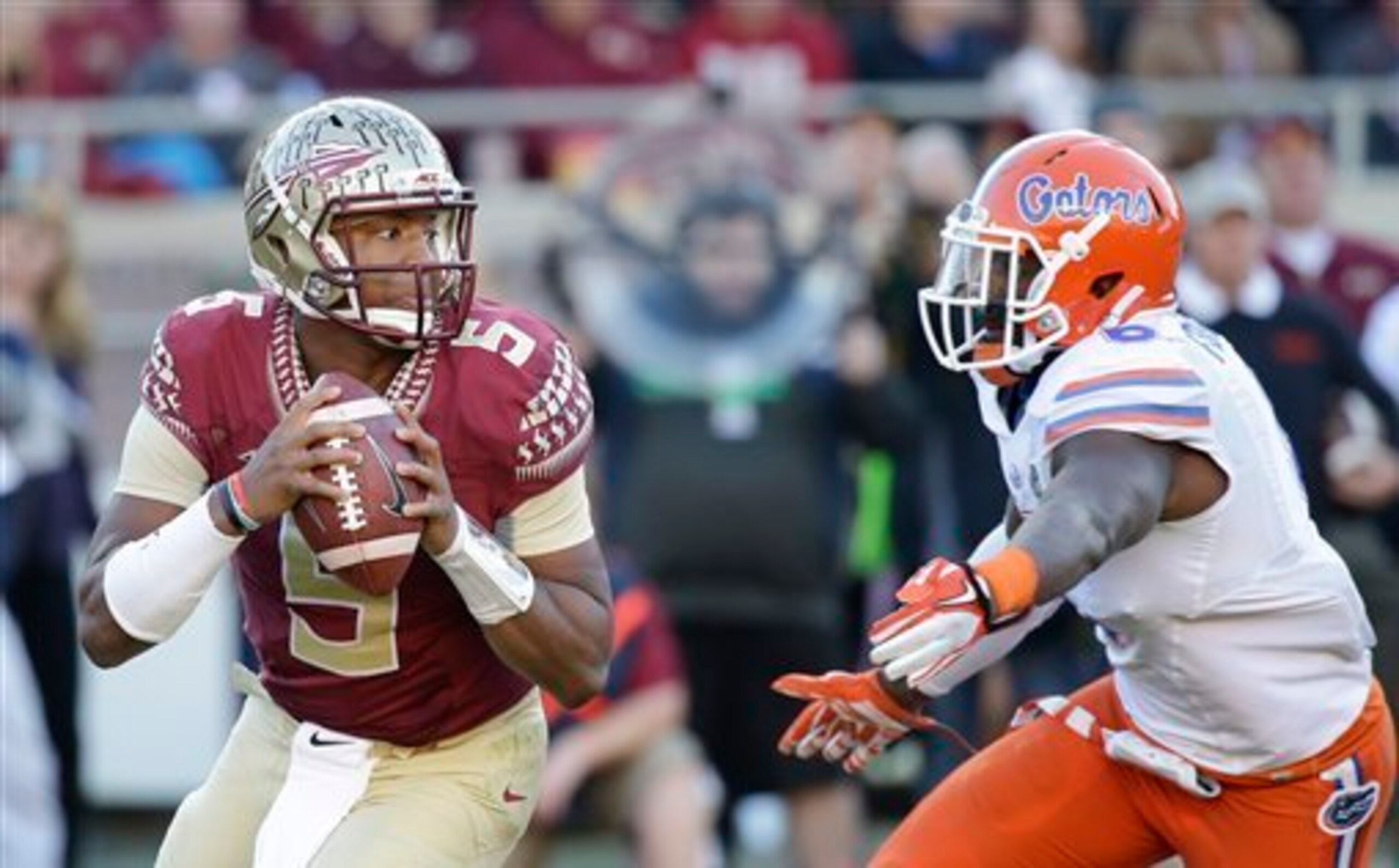 Jameis Winston had a career-high four INTs against Florida.