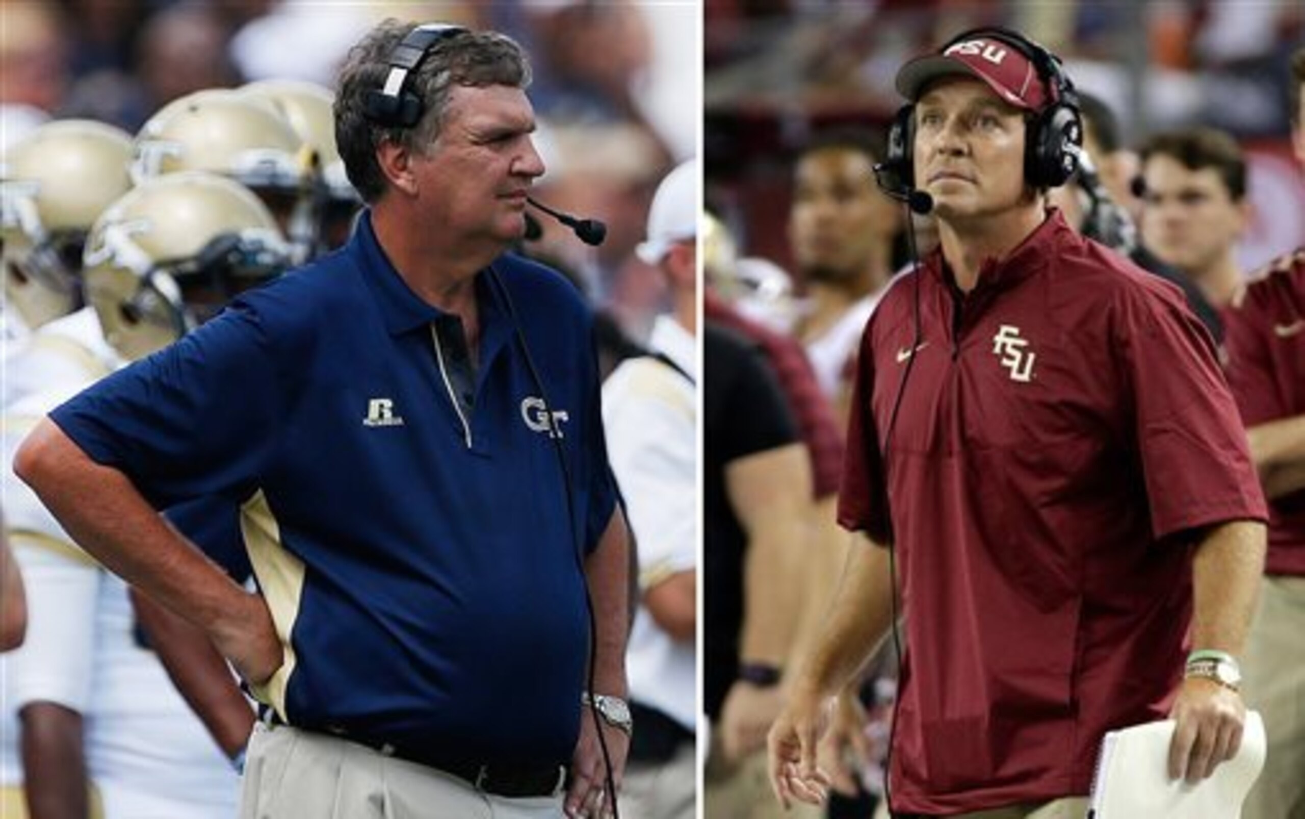 Georgia Tech's Paul Johnson and FSU's Jimbo Fisher will face off for the first time since the 2012 ACC title game.