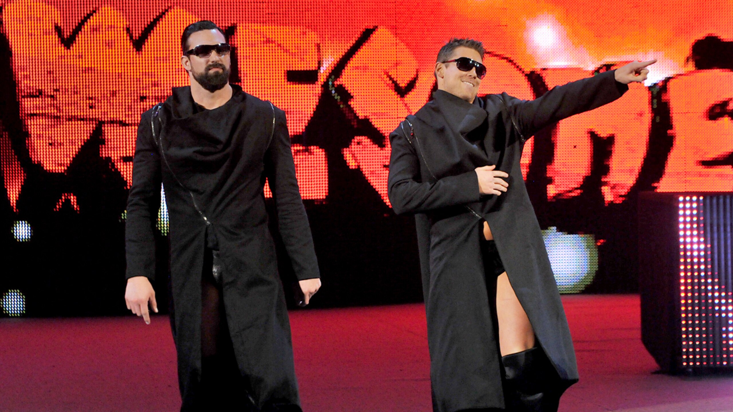 Damien Mizdow with The Miz