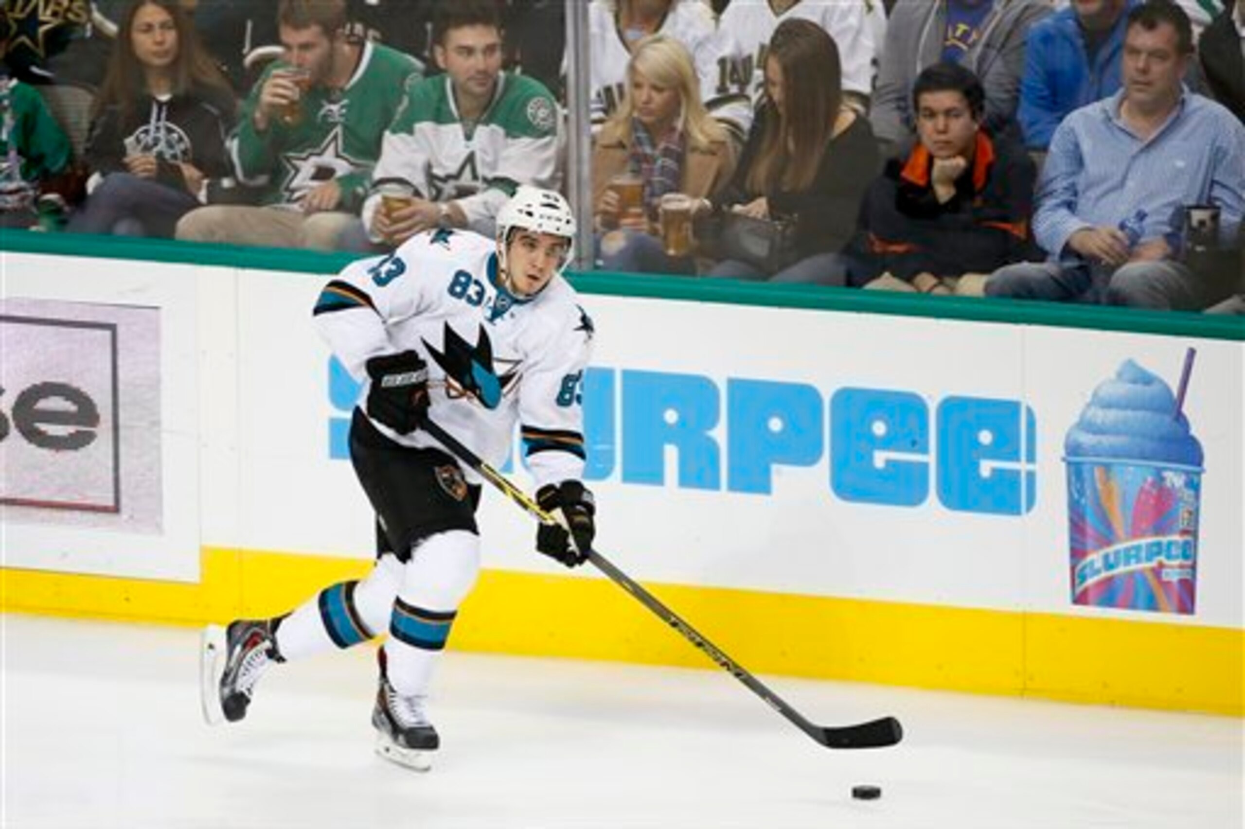 Matt Nieto went more than 20 games without a goal. Matt Nieto went more than 20 games without a goal.