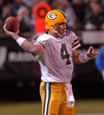 Brett Favre was at his best under the worst of circumstances.