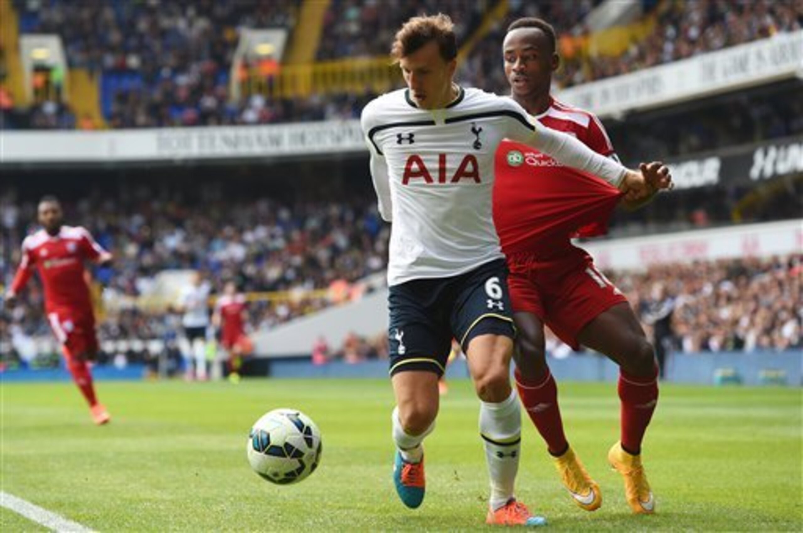 Vlad Chiriches should be in line to keep his place for the trip to Chelsea.