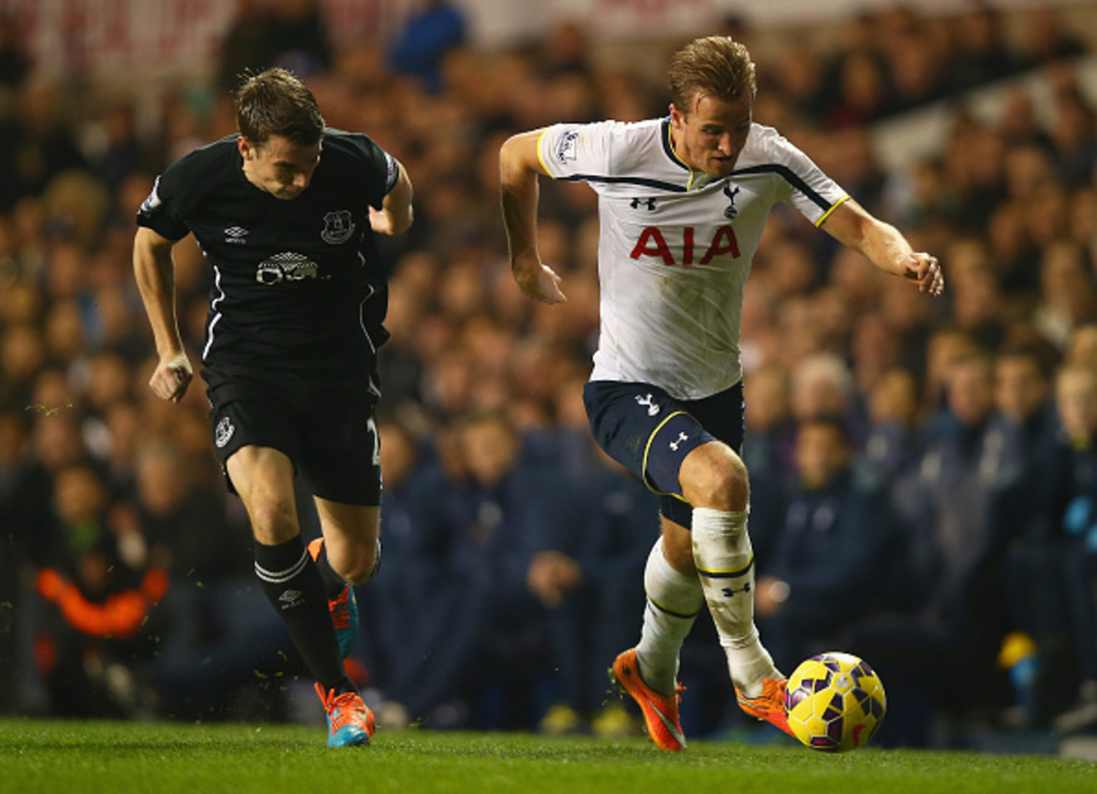 Harry Kane continued his fine recent form in the win over the Toffees. Harry Kane continued his fine recent form in the win over the Toffees.