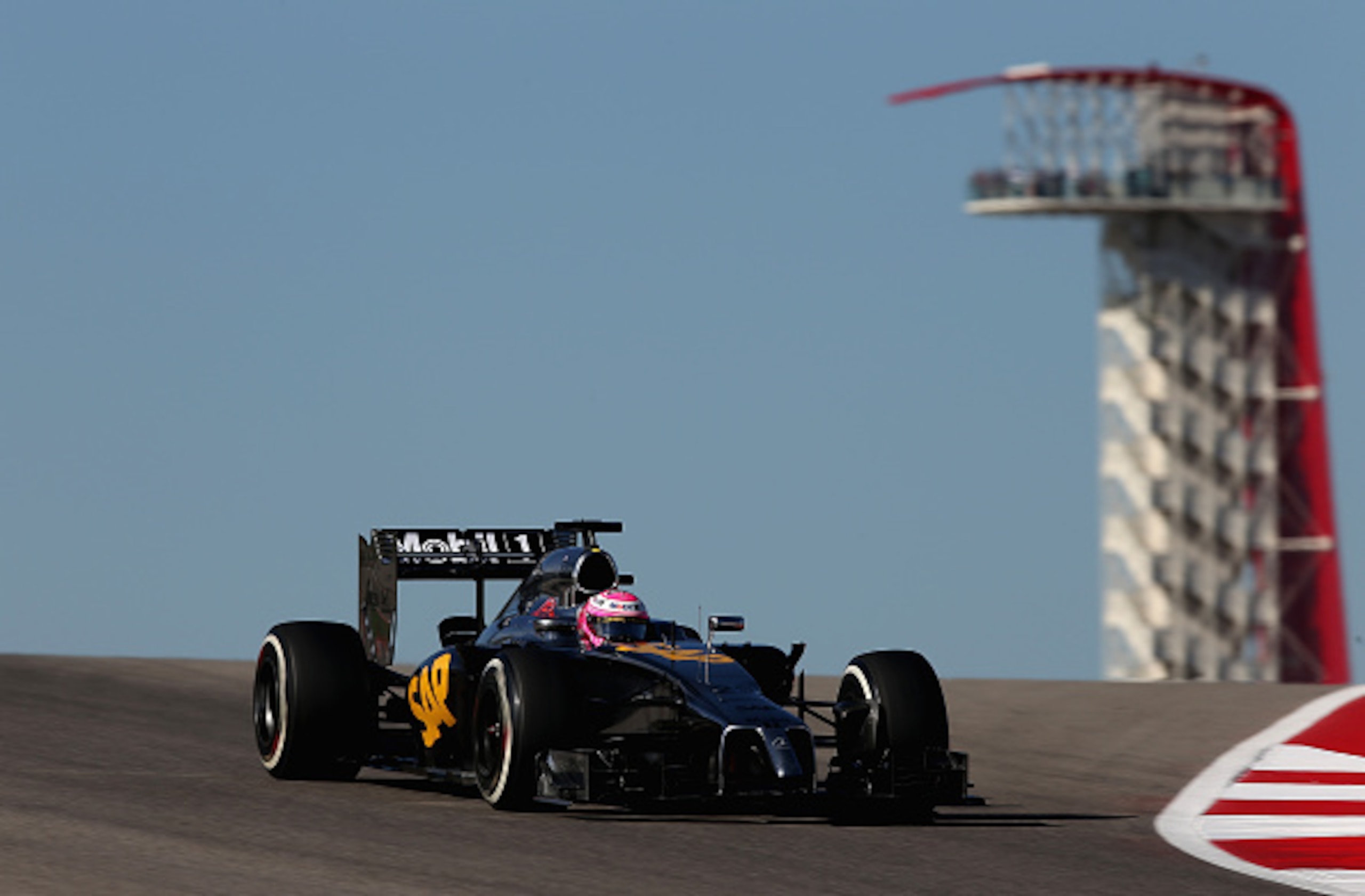 Jenson Button at the U.S. Grand Prix.