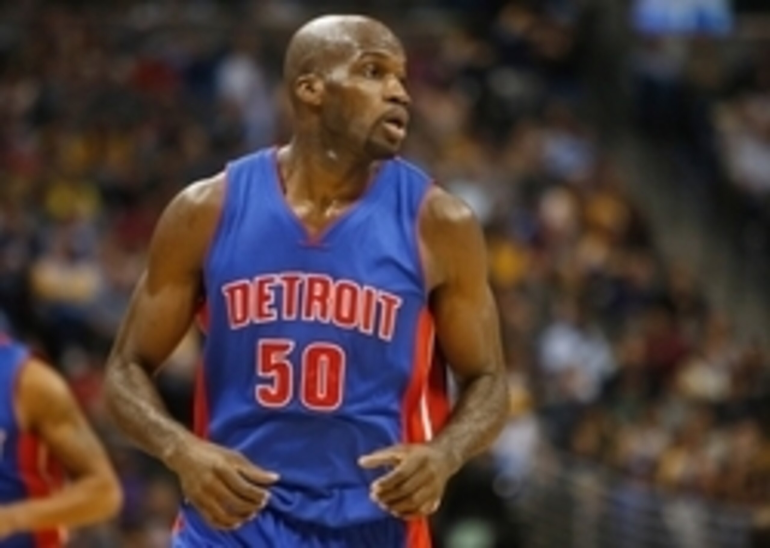 Joel Anthony doesn't offer much more than a big body off the bench.