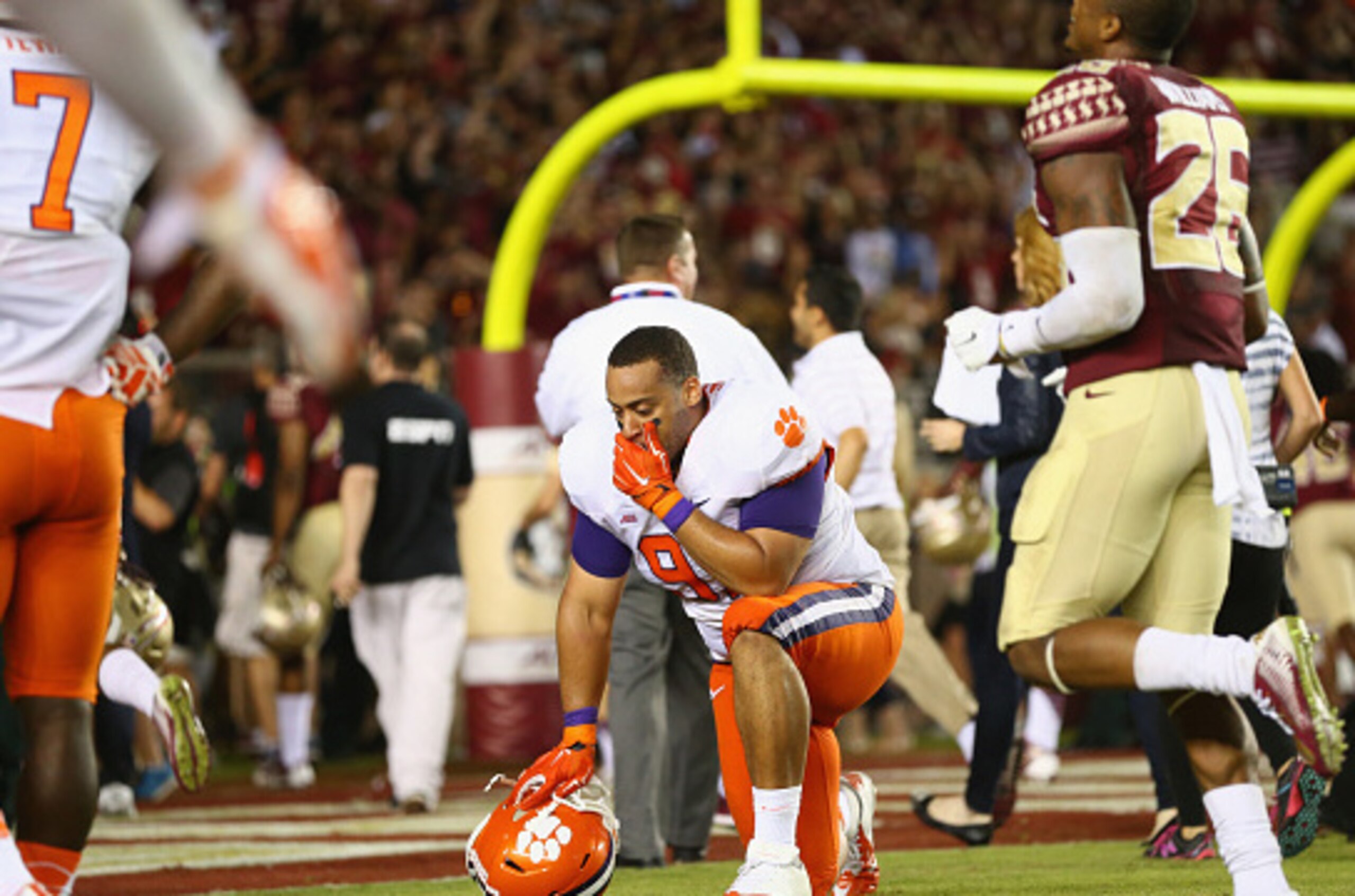 The loss at Florida State was among the toughest losses in Dabo Swinney's coaching career. The loss at Florida State was among the toughest losses in Dabo Swinney's coaching career.