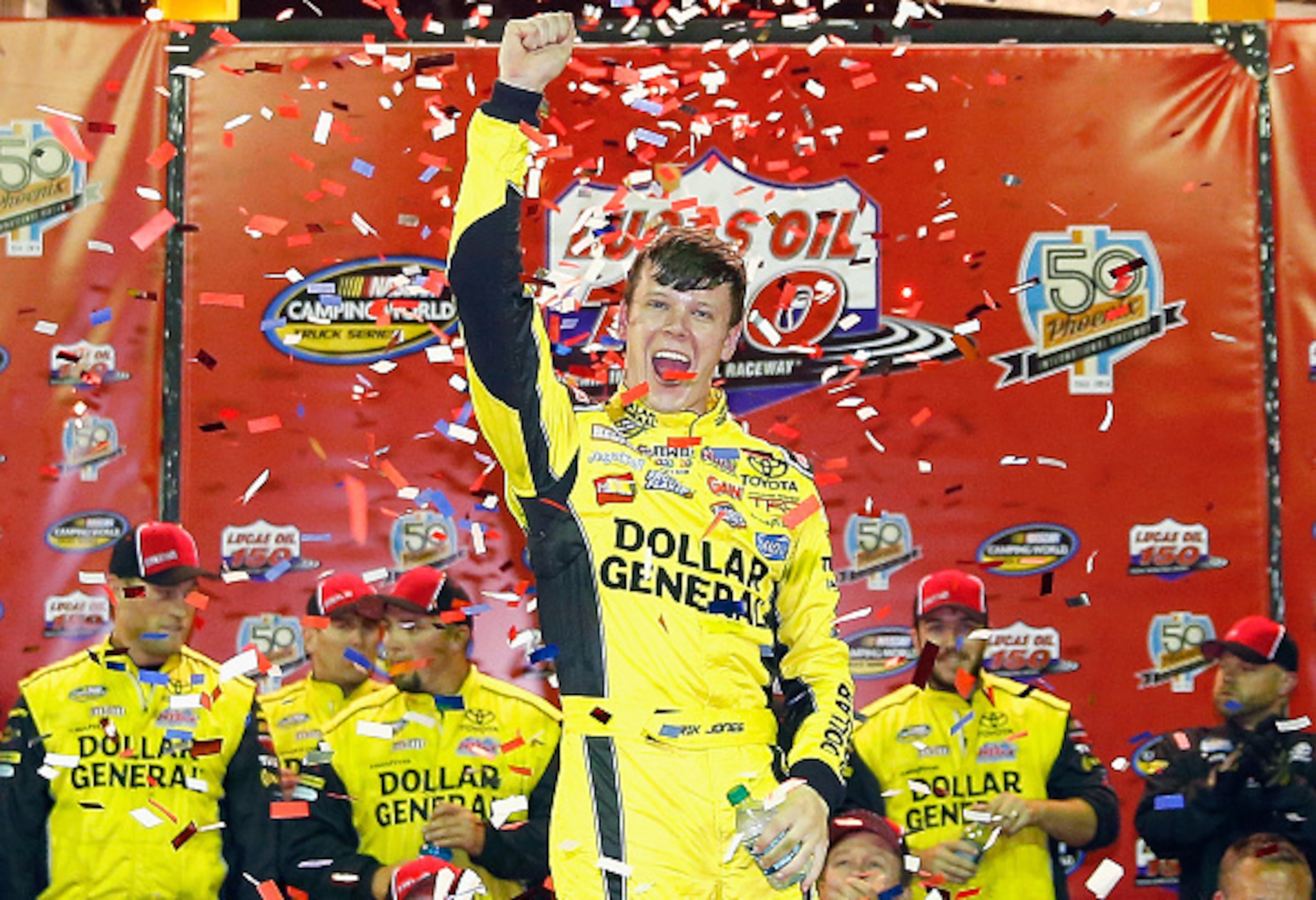 Erik Jones burst onto the scene with three Camping World Truck Series wins in 2014.