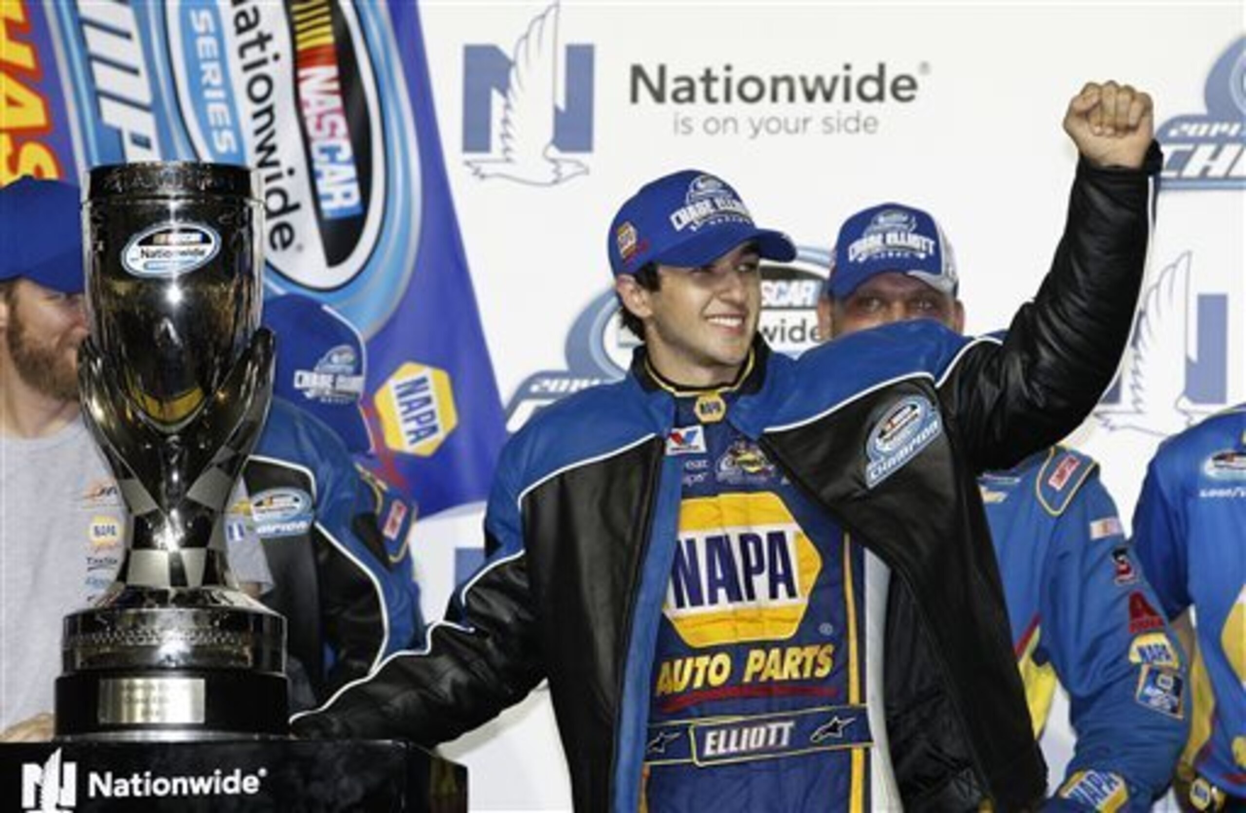 Chase Elliott proved he has the talent to go along with his famous name by winning the 2014 Nationwide Series title.