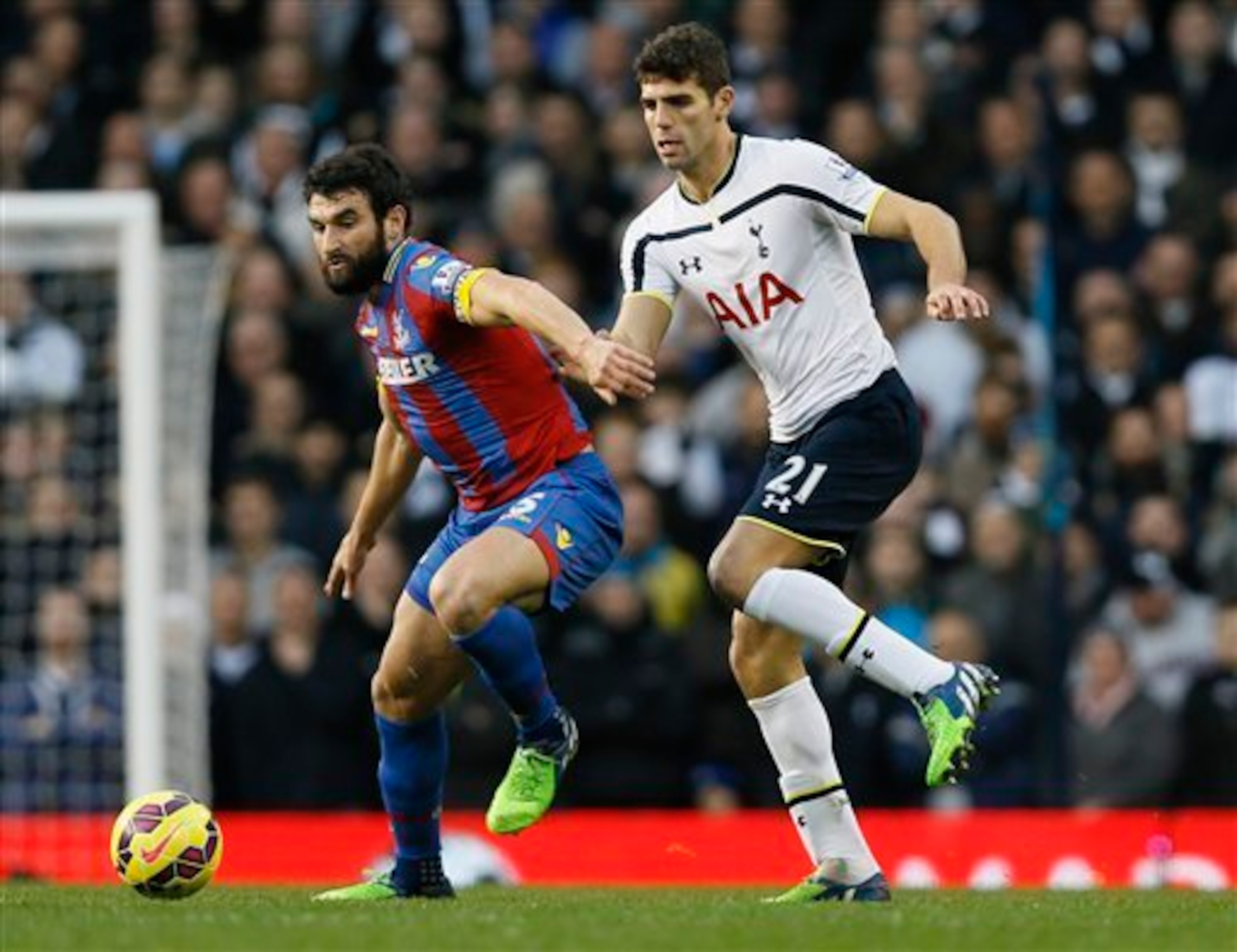 Federico Fazio played well again in central defence for Tottenham.