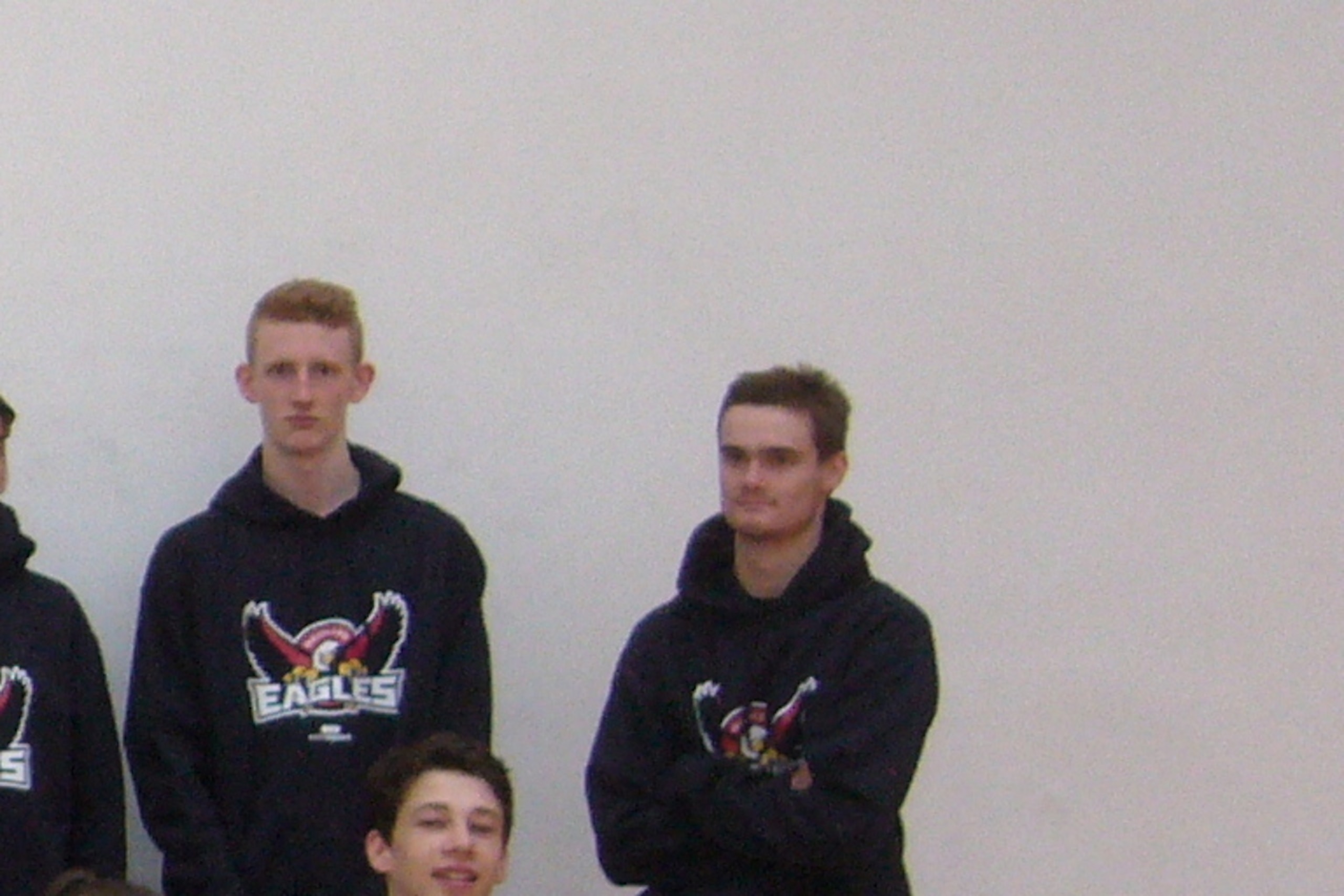 Robertson (right), alongside Jackson Stent.