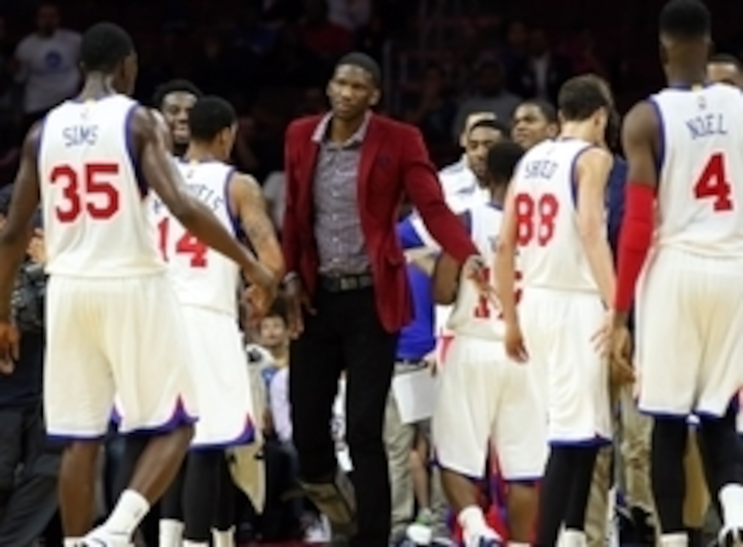 It'll be interesting to see how Embiid fits into the whole picture.